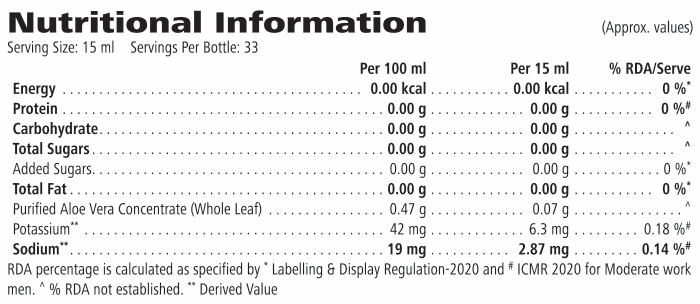Herbalife Herbal Aloe Concentrate Drink - prepared product