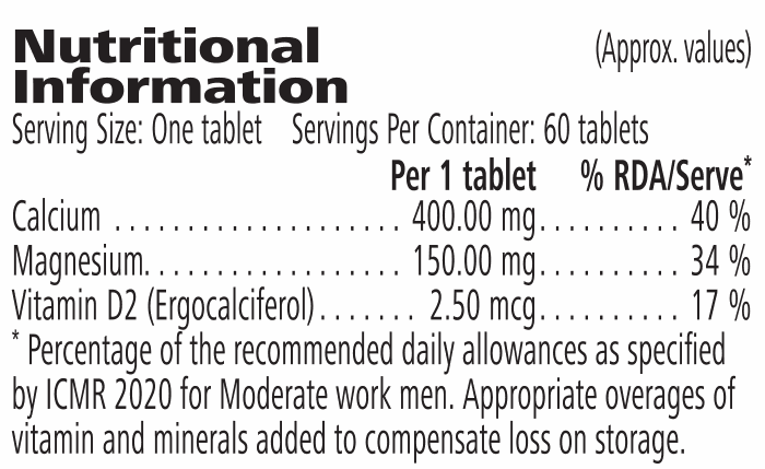 Herbalife Calcium Tablets - prepared product