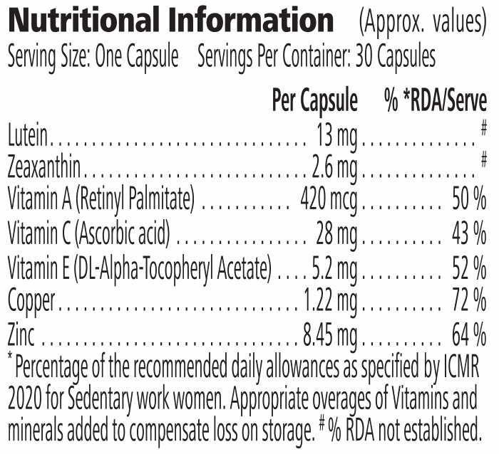 Herbalife Ocular Defense - prepared product