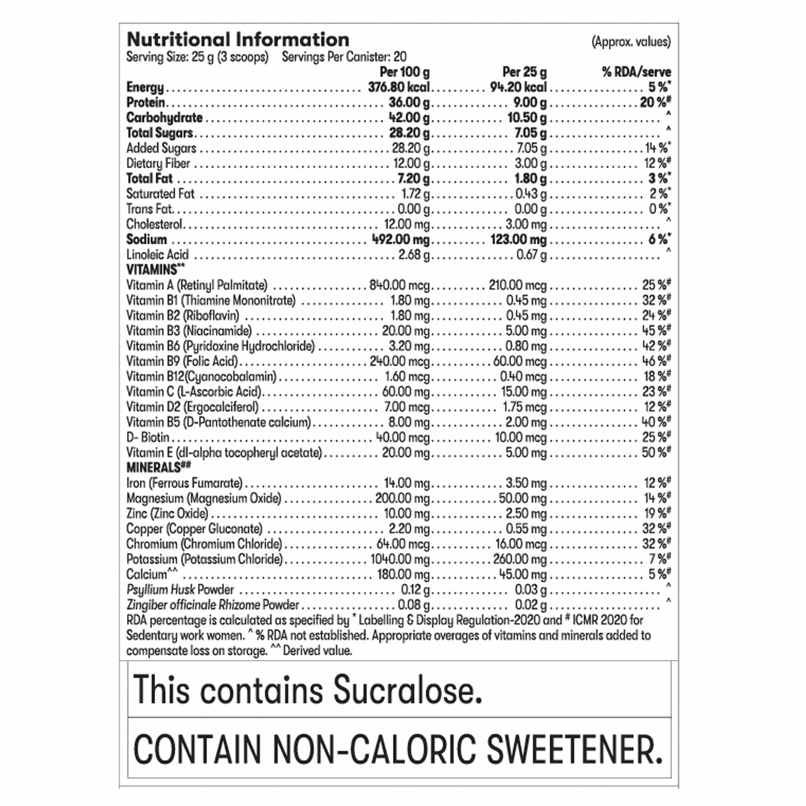 Herbalife Formula 1 - Banana Caramel - prepared product