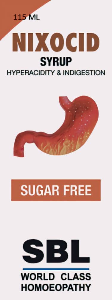 SBL Nixocid Syrup [Sugar Free] - 115ML image 1
