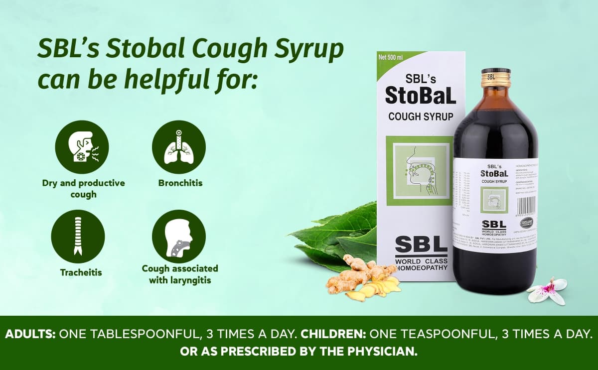 SBL Stobal Cough Syrup - 60ML image 3