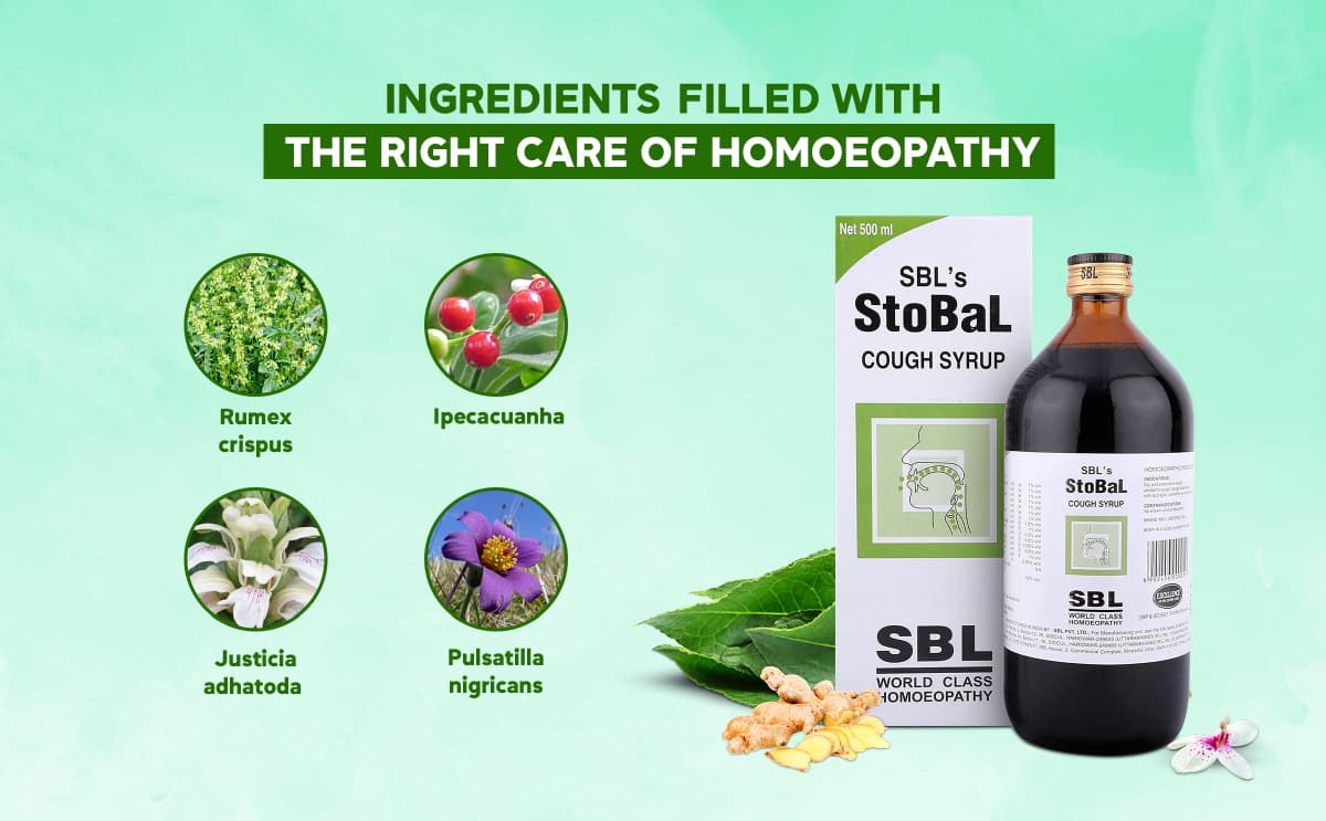SBL Stobal Cough Syrup - 60ML image 4