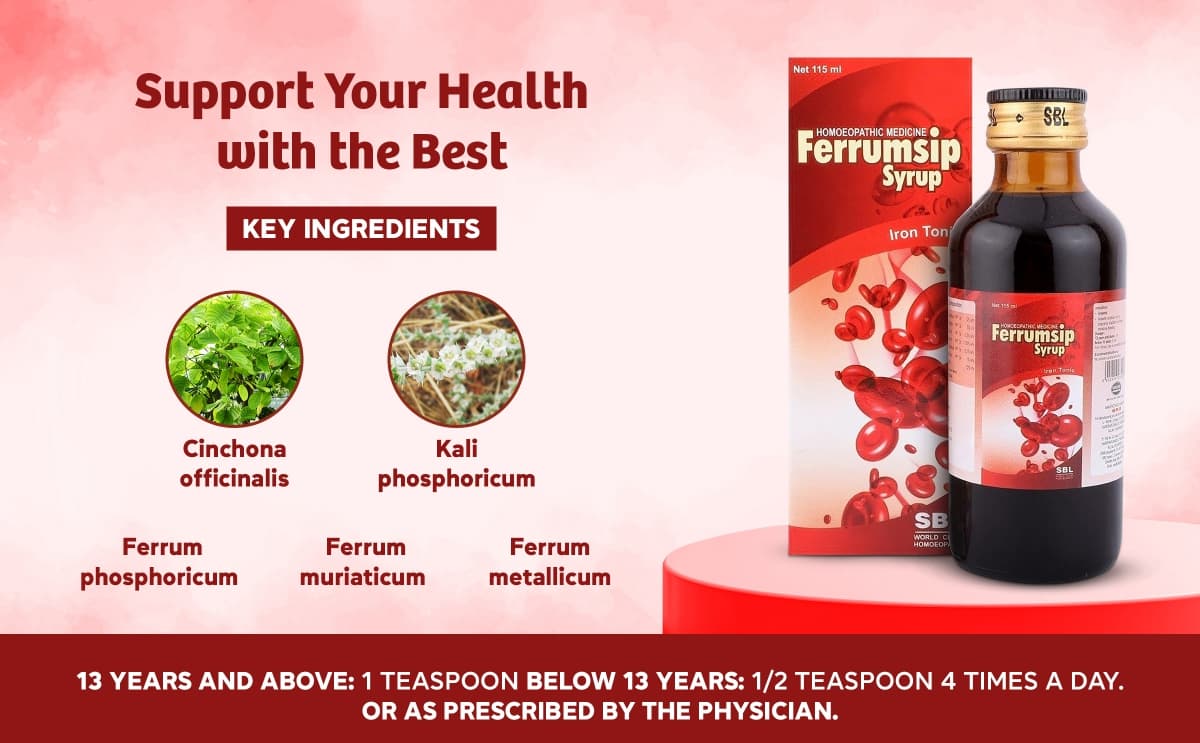 SBL Ferrumsip Syrup - 115ML image 4