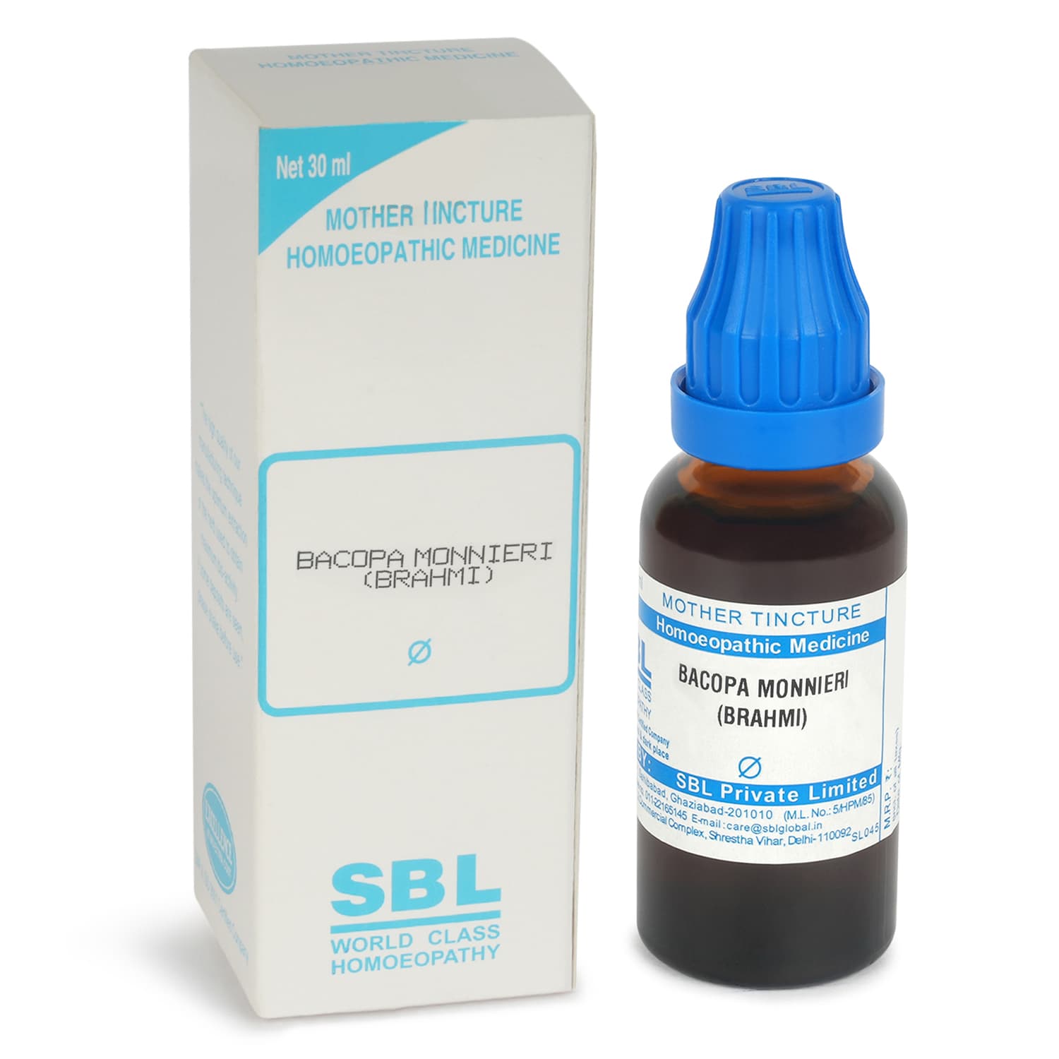 SBL BACOPA MONNIERI (BRAHMI) - 30ML image 1