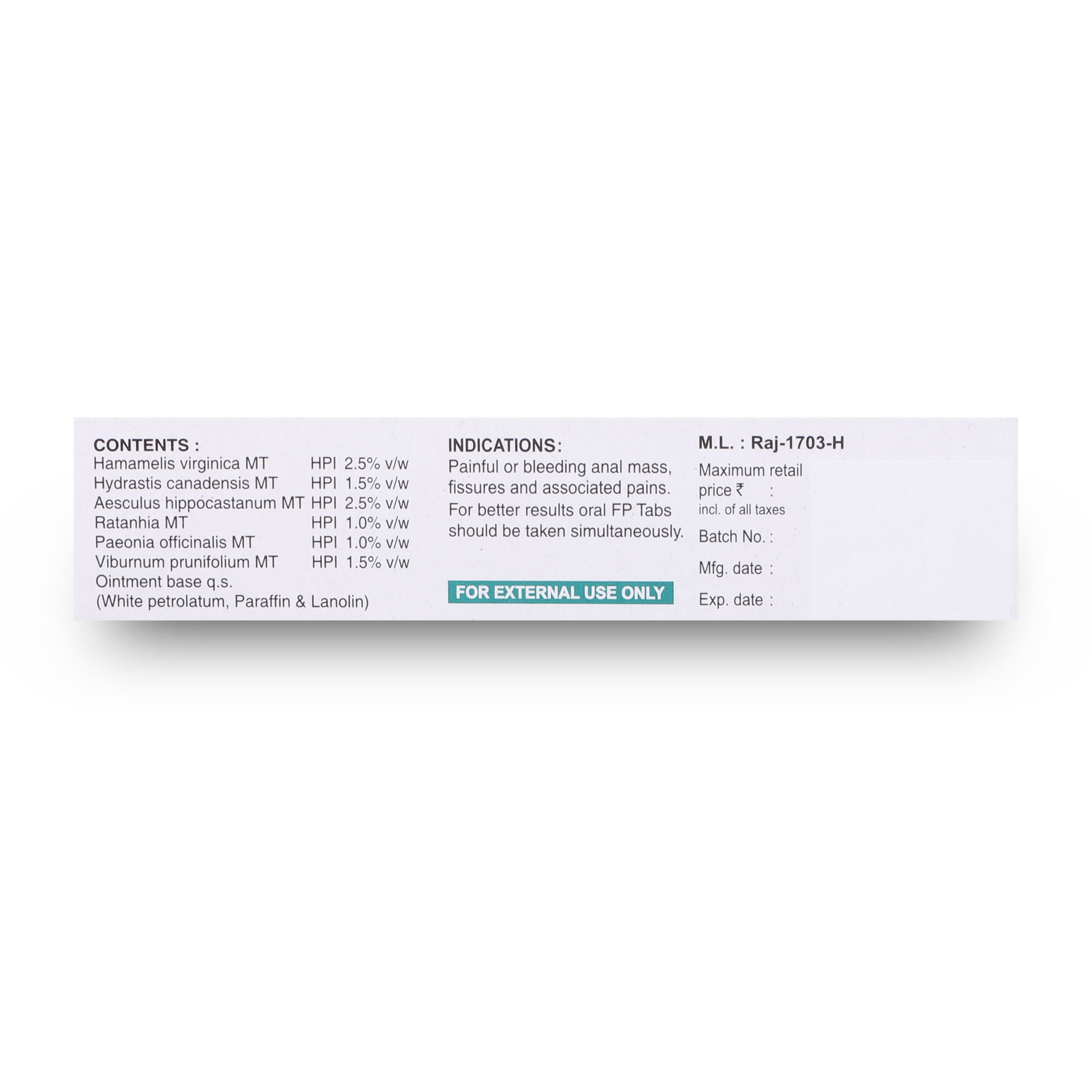 SBL FP Ointment - 25GM image 8