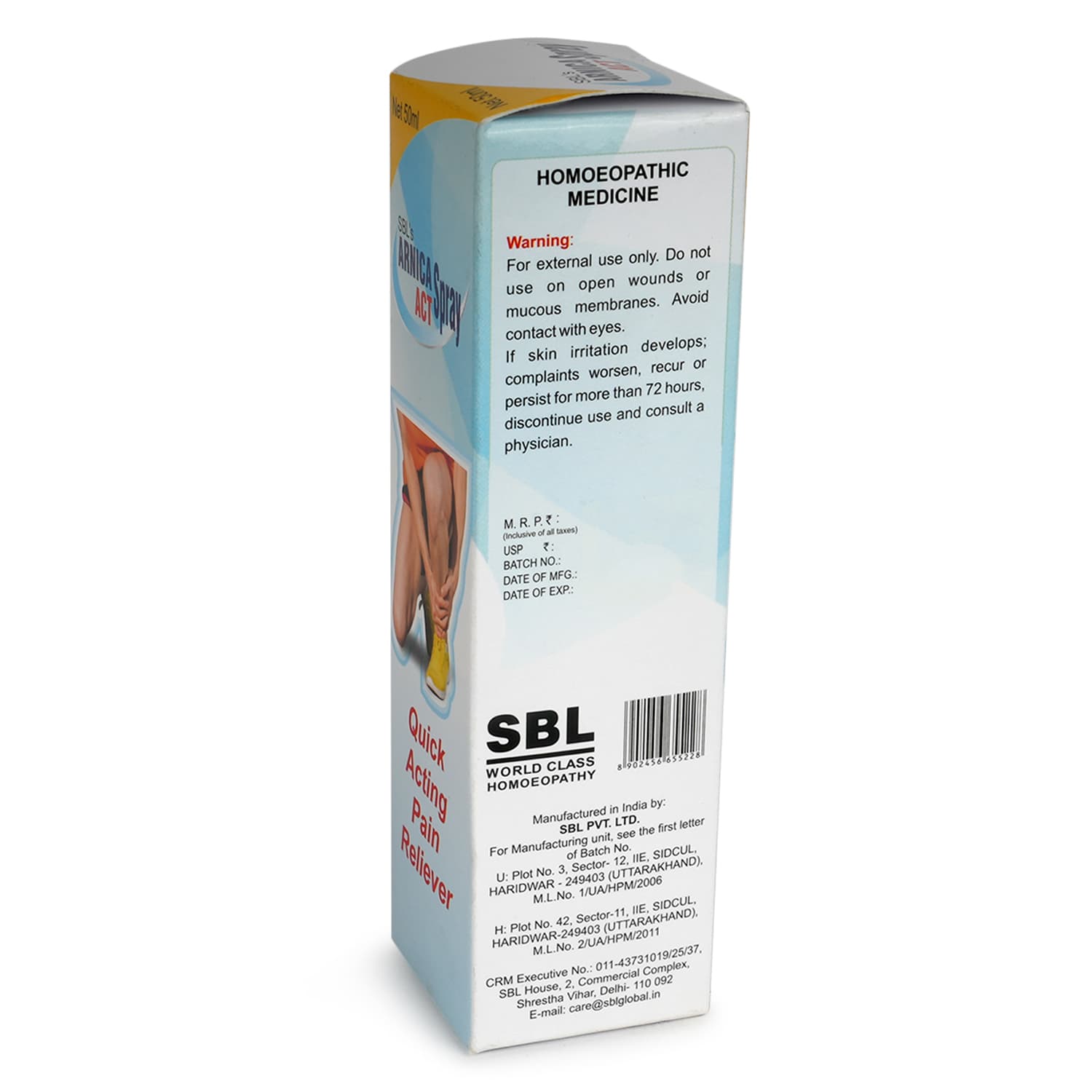 SBL Arnica Act Spray - 50 ML image 3