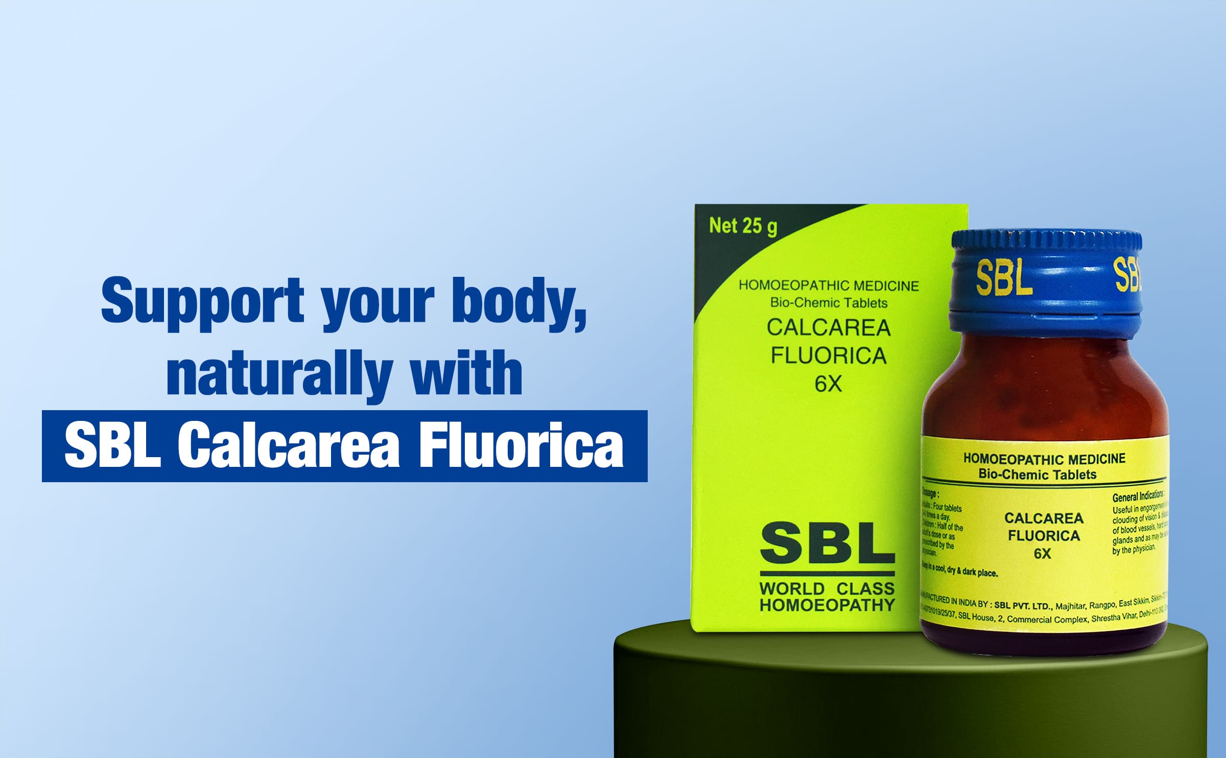 SBL Calcarea Fluorica - 3X,25GM image 6
