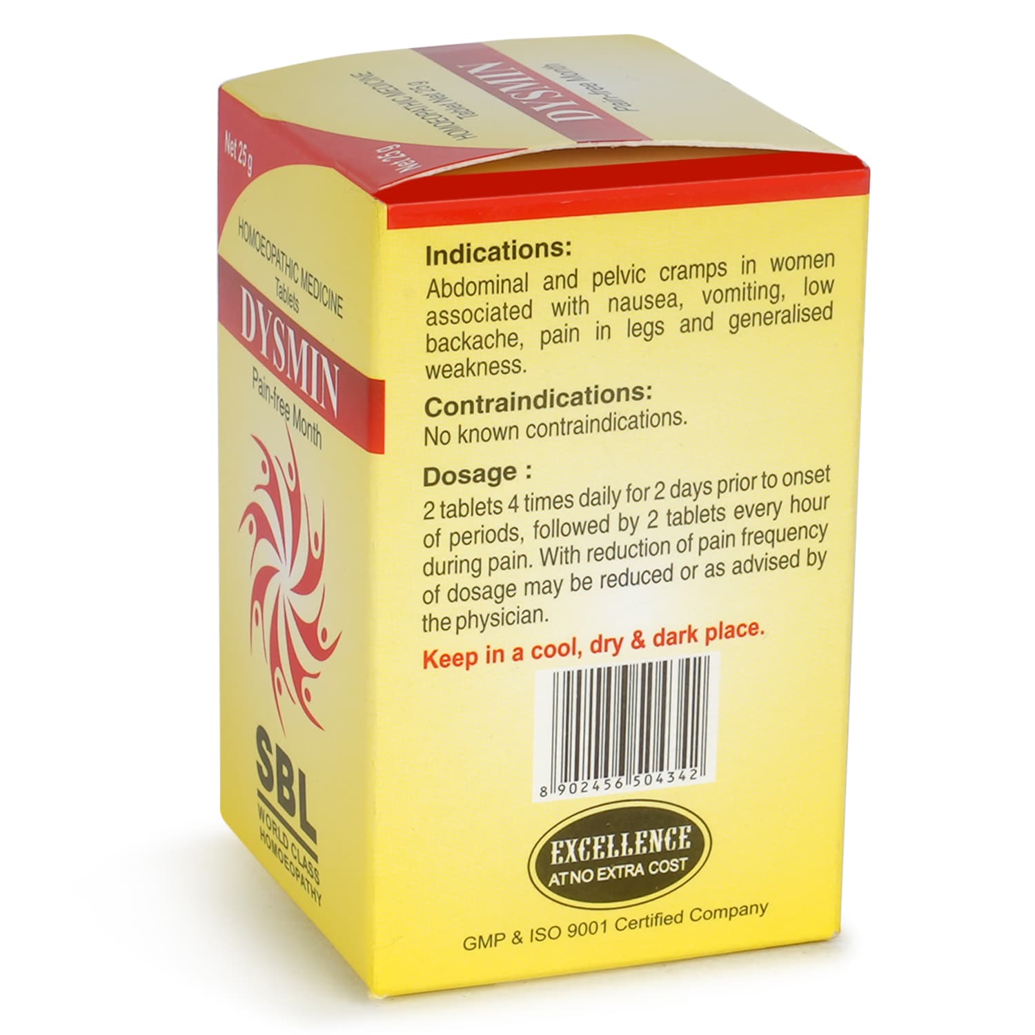 SBL Dysmin Tablets - 25GM image 4