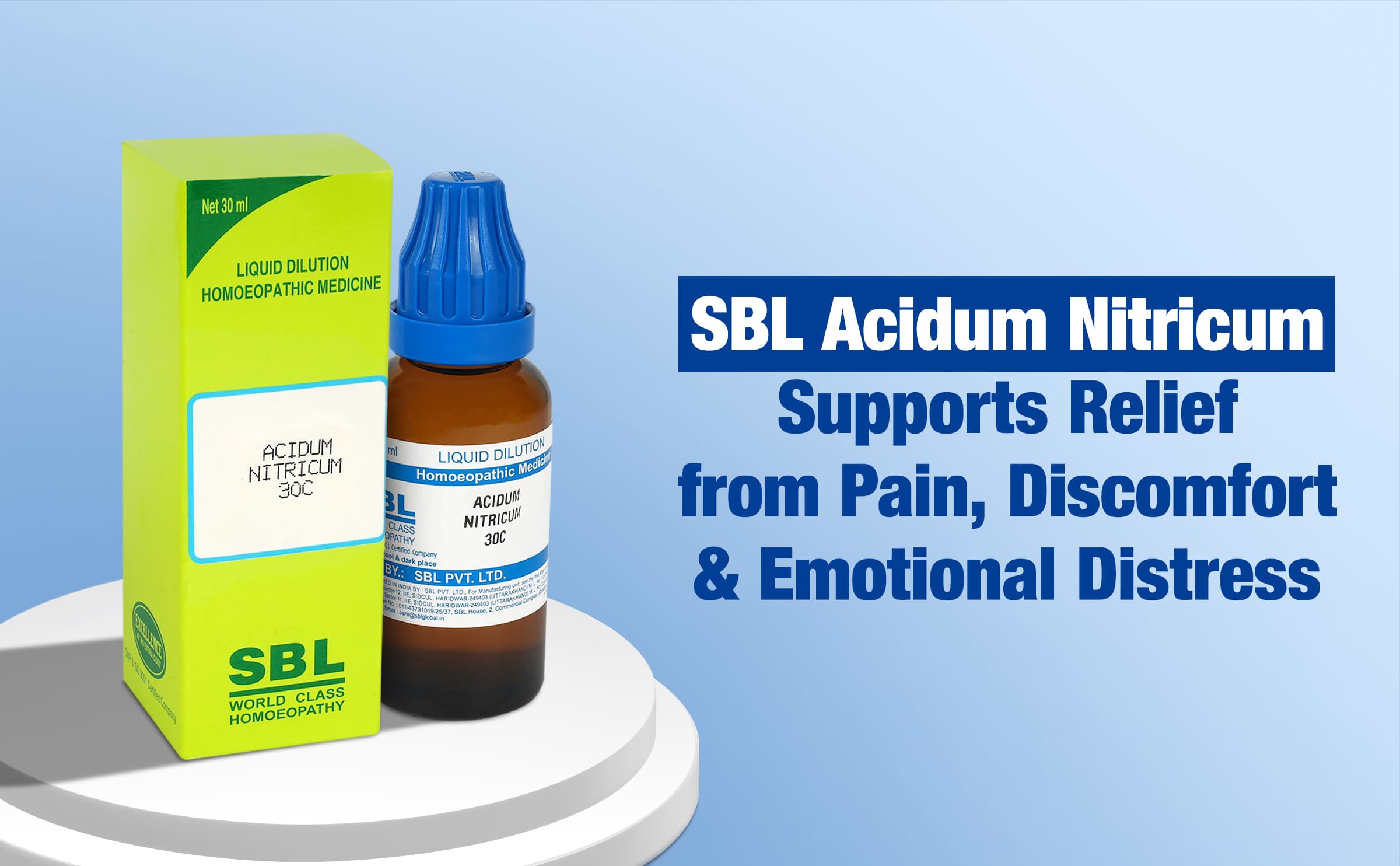 SBL Acidum Nitricum - 30ML,3 C image 2