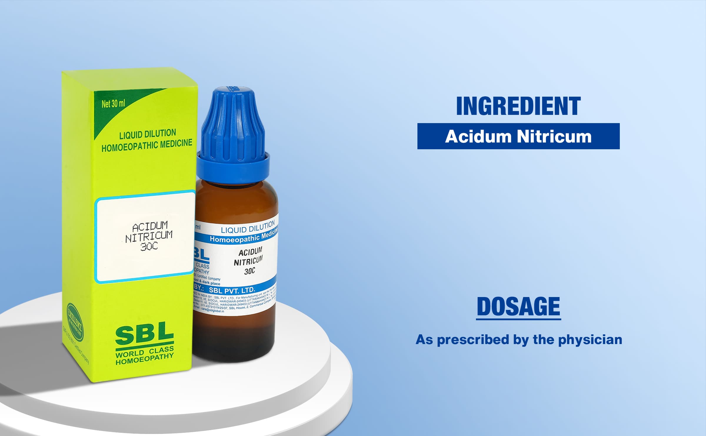 SBL Acidum Nitricum - 30ML,3 C image 4
