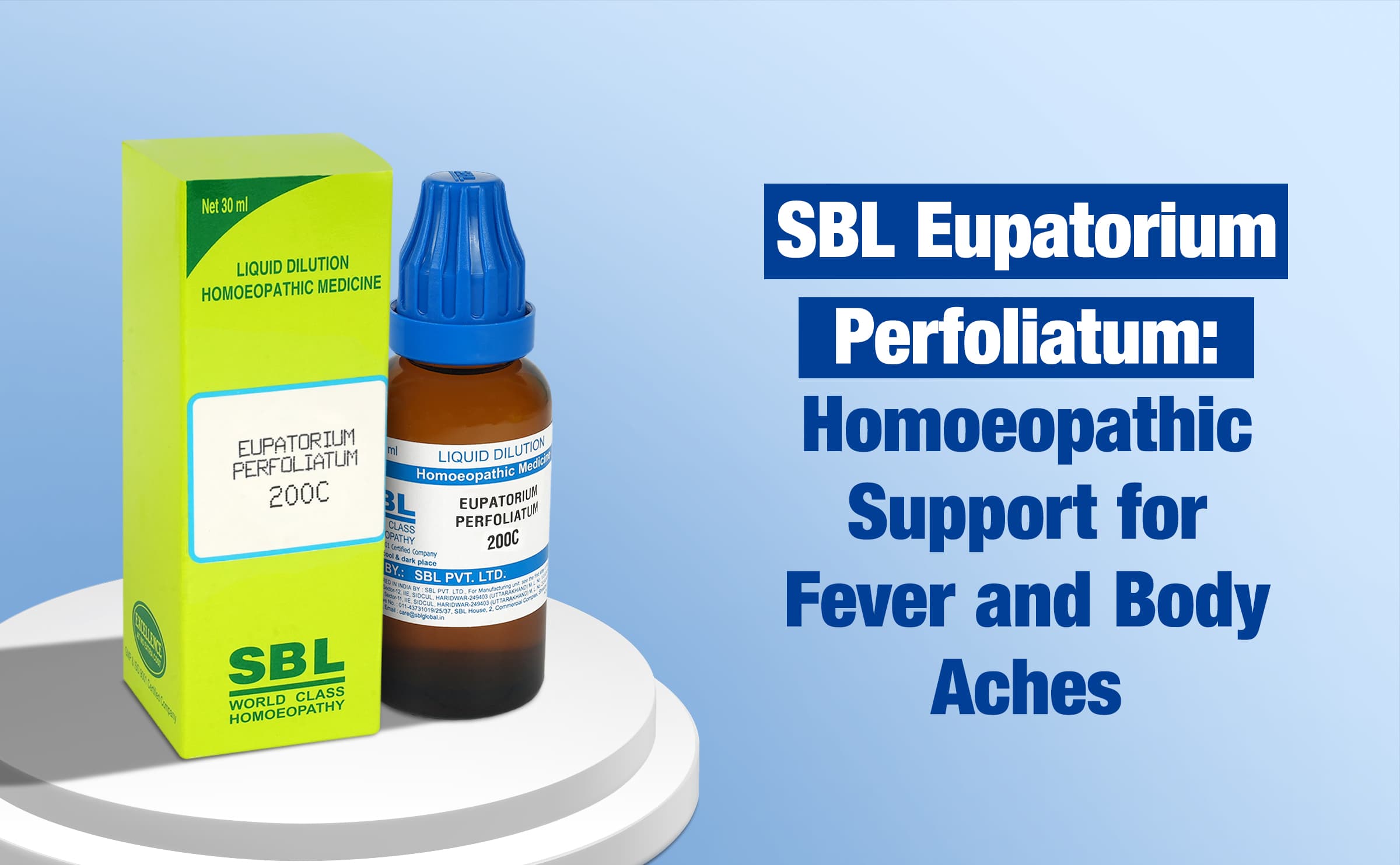 SBL EUPATORIUM PERFOLIATUM - 30ML,3 C image 2