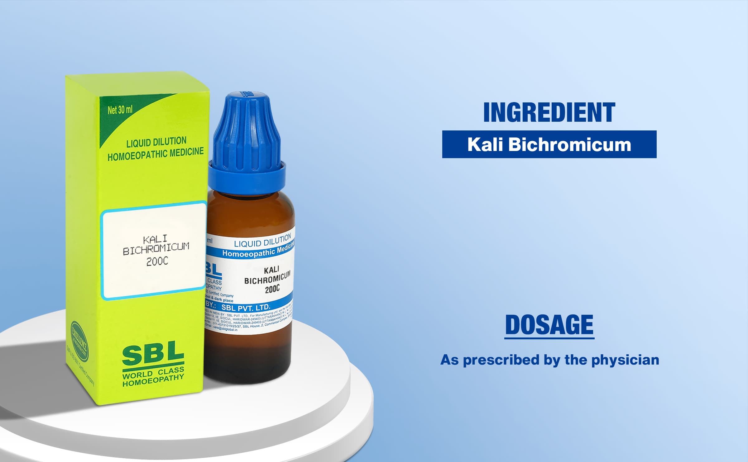 SBL KALI BICHROMICUM - 30ML,6 C image 4