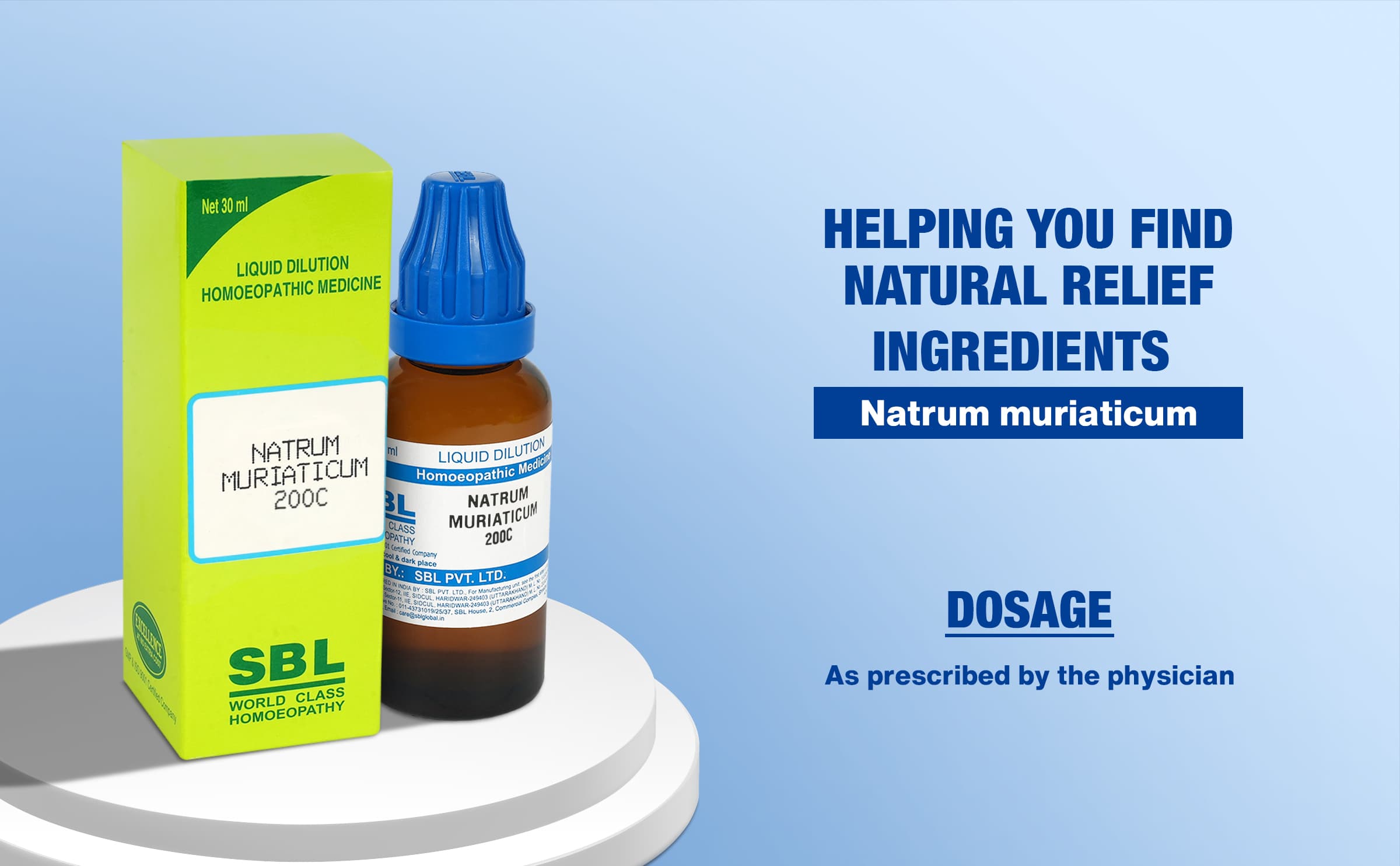 SBL NATRUM MURIATICUM - 30ML,6 C image 4
