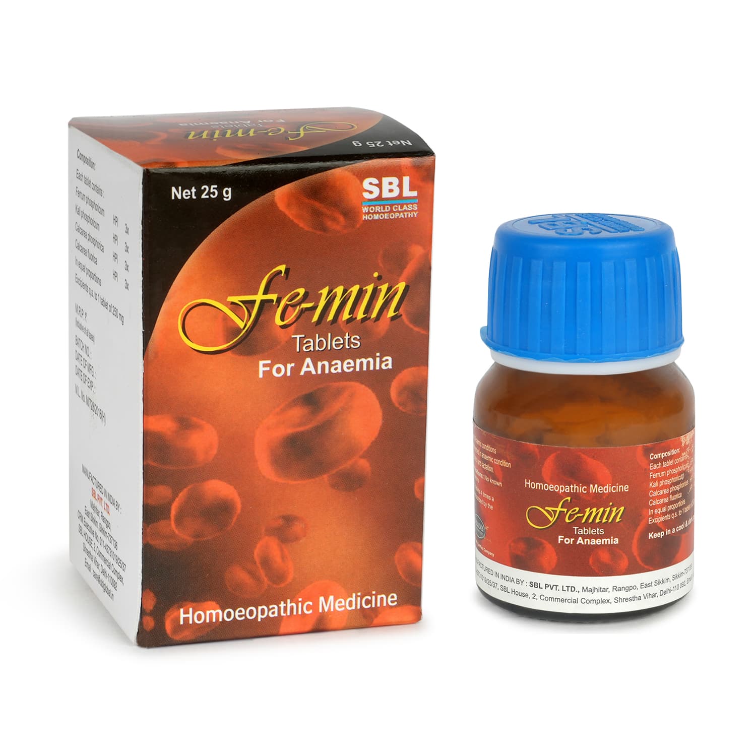 SBL Fe-min Tablets - 25GM image 1