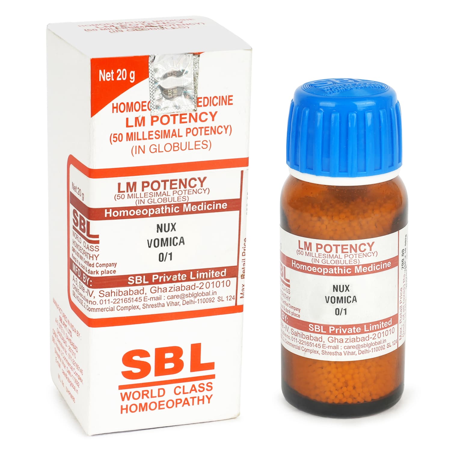 SBL NUX VOMICA - 20GM,0/1 LM image 1
