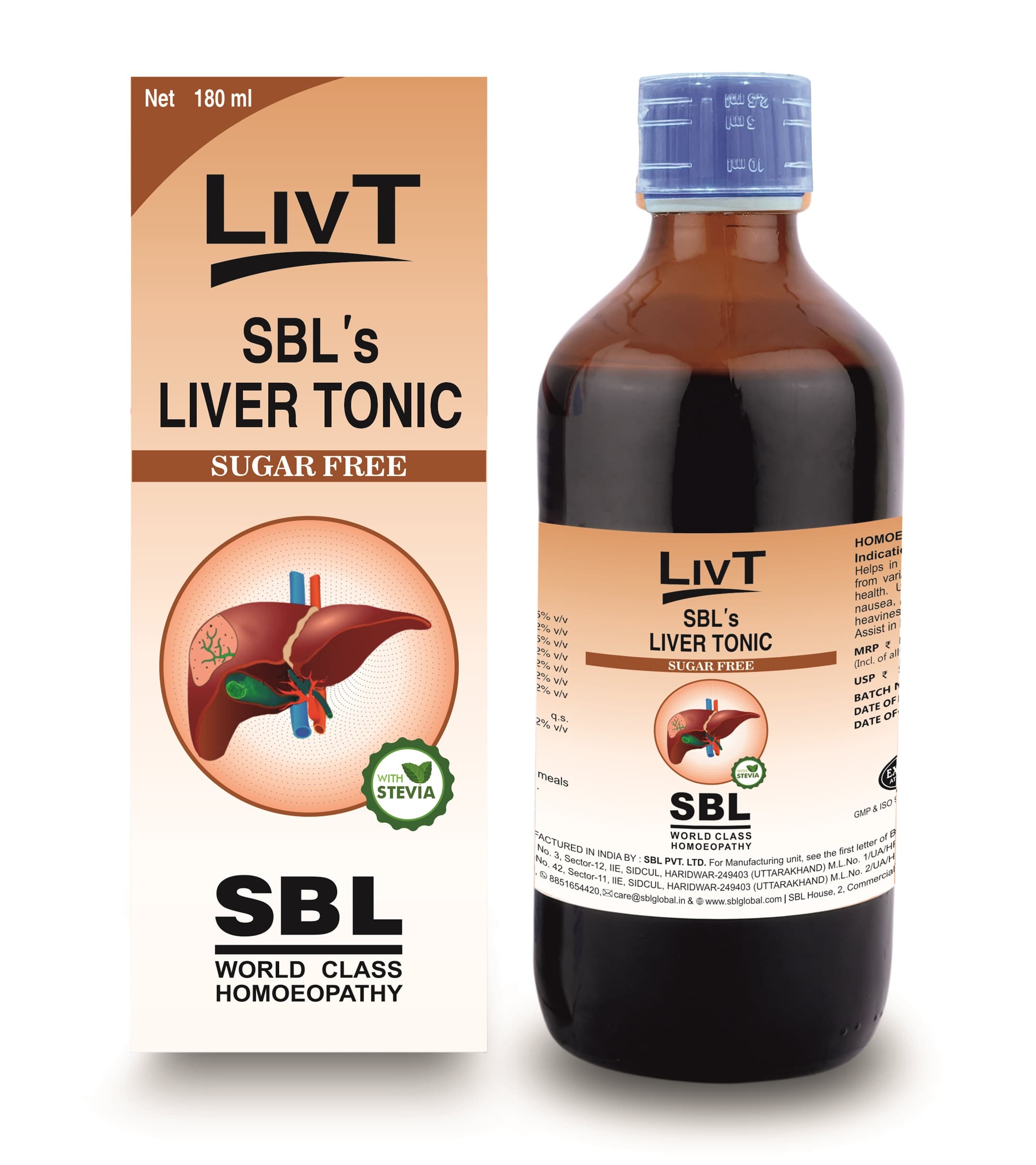 SBL LIV T [Sugar Free] - 180ML image 1
