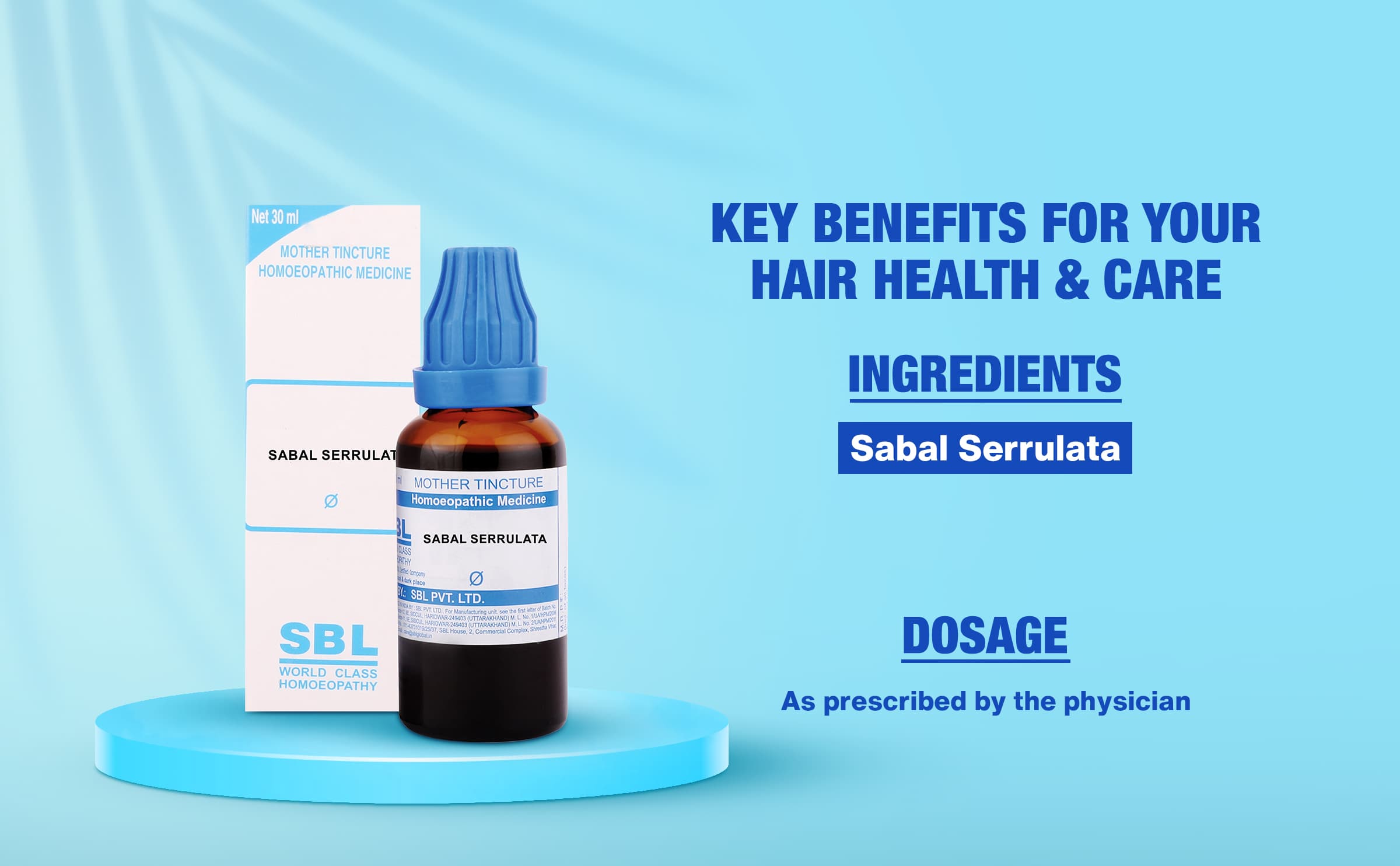 SBL SABAL SERRULATA - 30ML image 9