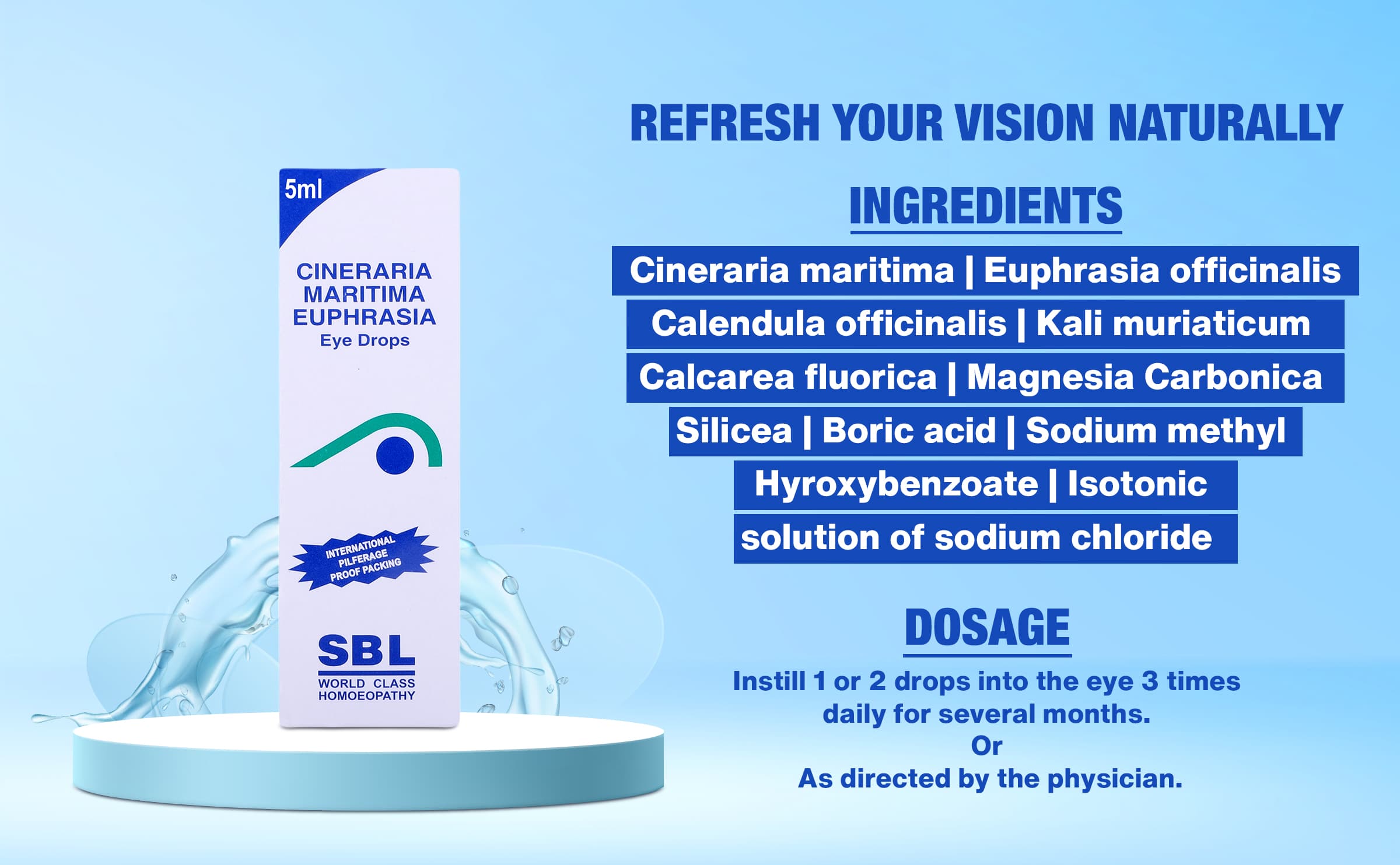 SBL Cineraria Maritima Euphrasia Eye Drops - 5 ML image 4