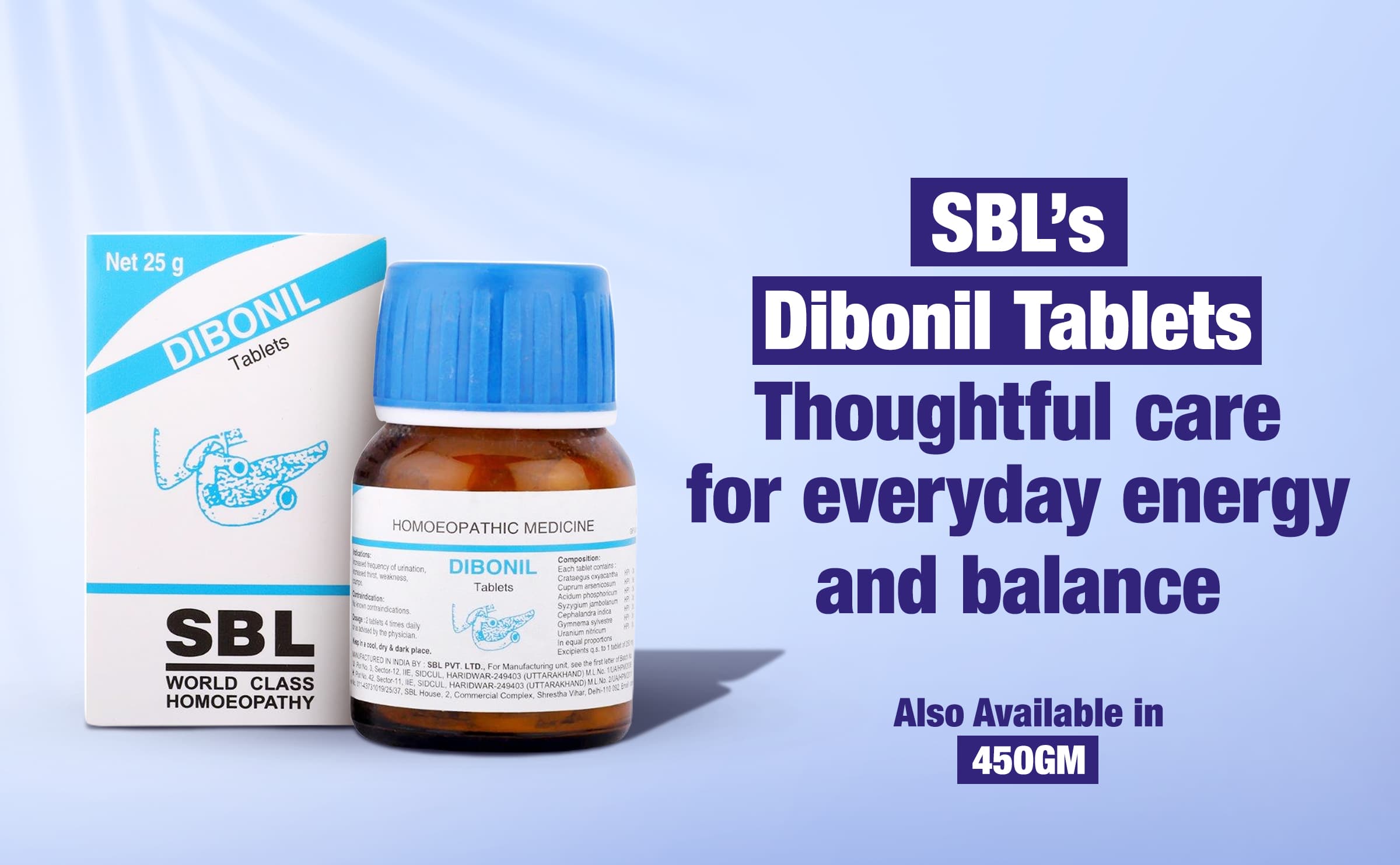 SBL Dibonil Tablets - 25GM image 2