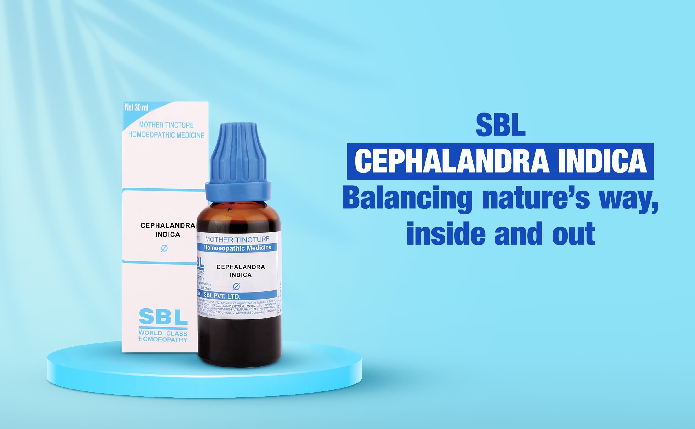 SBL CEPHALANDRA INDICA - 30ML image 7