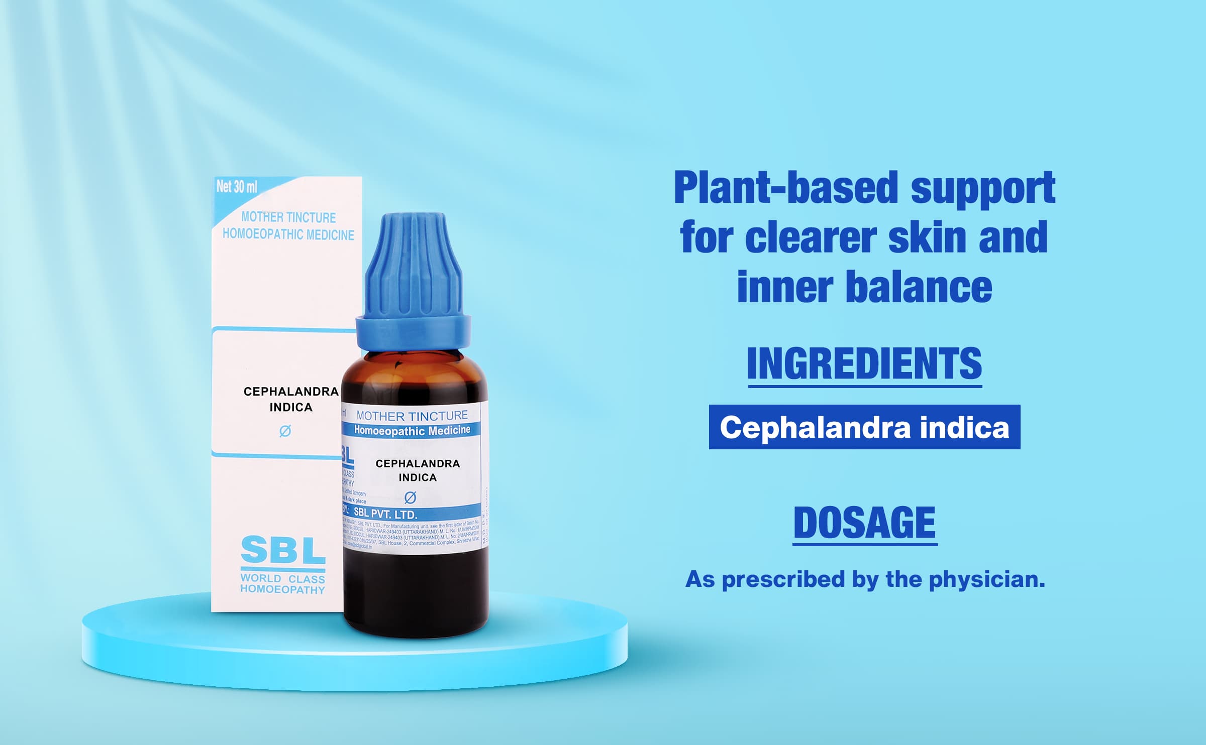 SBL CEPHALANDRA INDICA - 30ML image 9