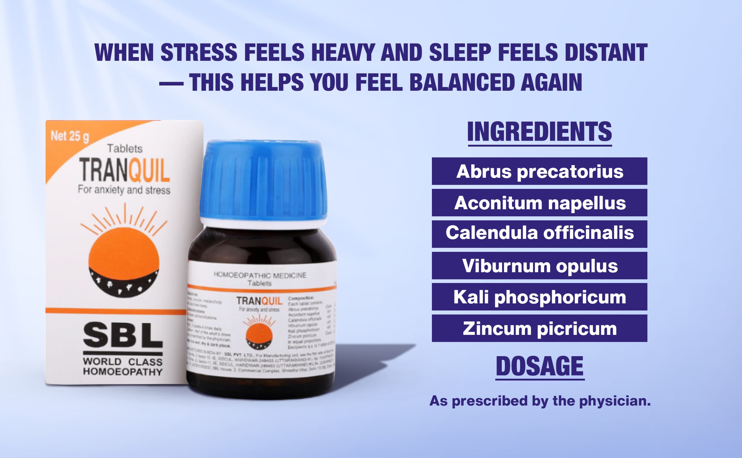 SBL Tranquil Tablets - 25GM image 4