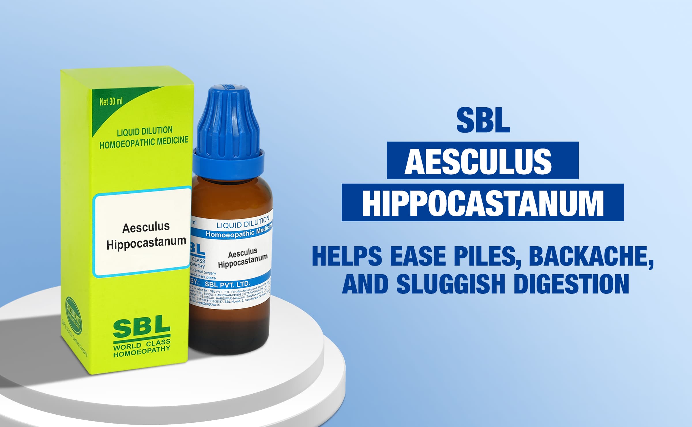 SBL Aesculus Hippocastanum - 30ML,3 C image 7