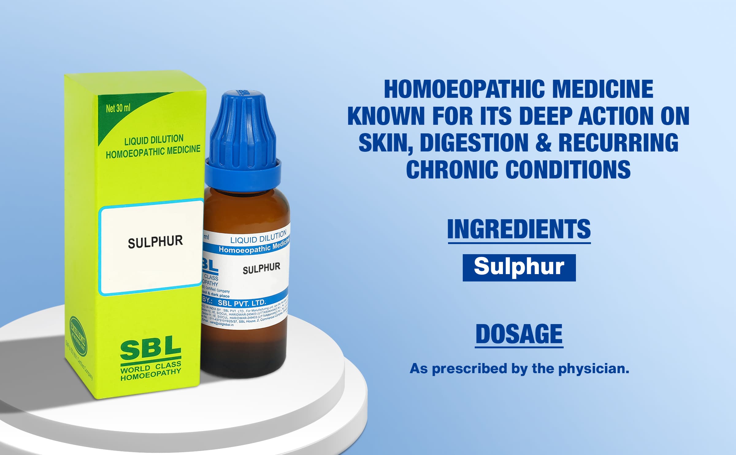 SBL SULPHUR DL - 30ML,3 C image 9