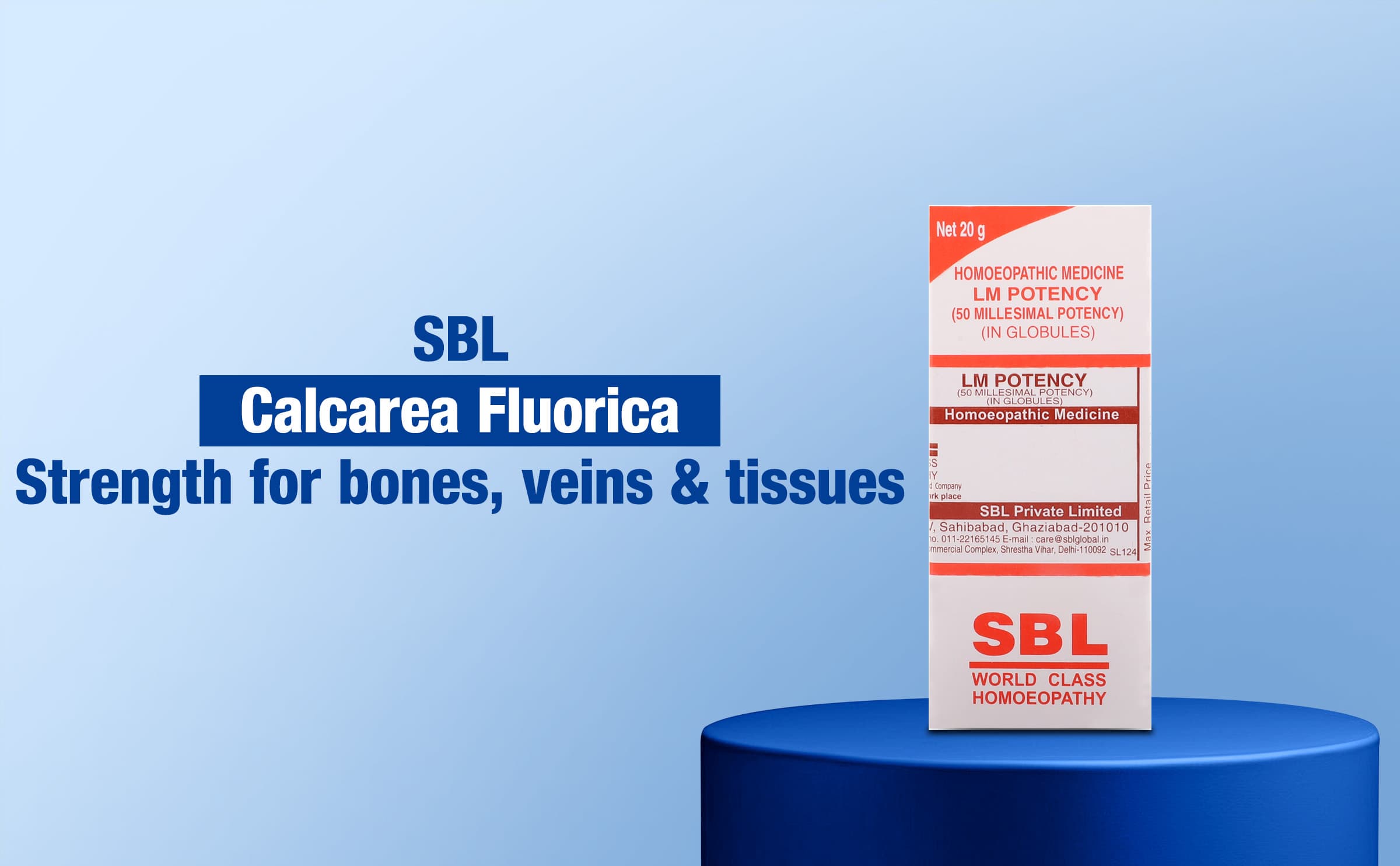 SBL CALCAREA FLUORICA - 20GM,0/1 LM image 2