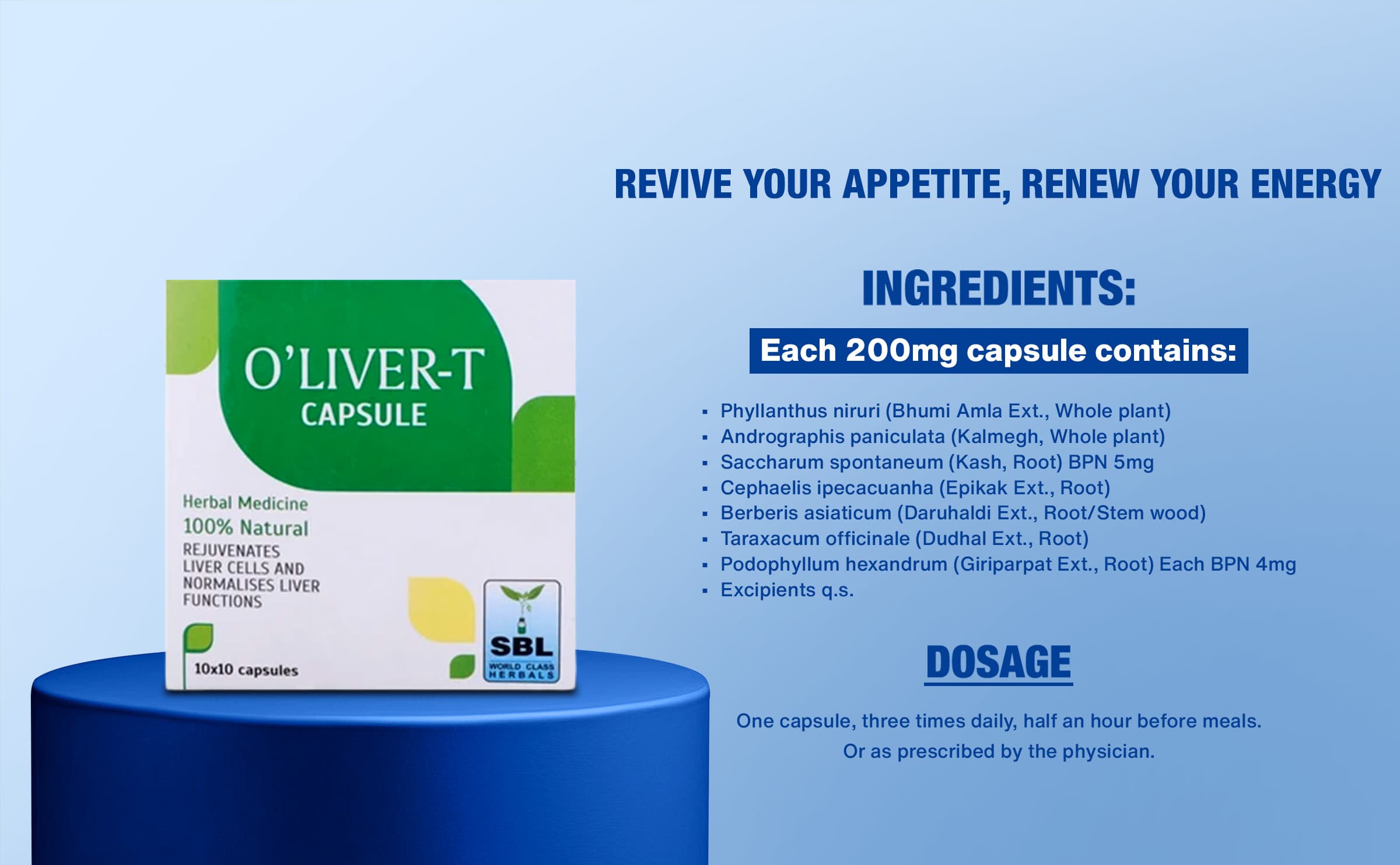 SBL O Liver T Capsule 10 X 10 - 100 CAP image 4