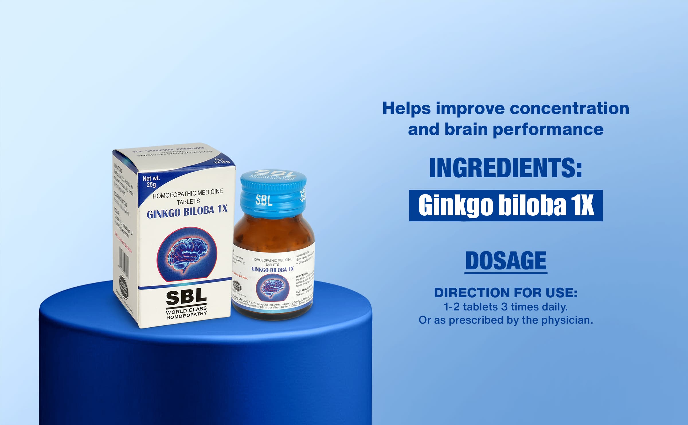 SBL Ginkgo Biloba 1X - 25GM image 8