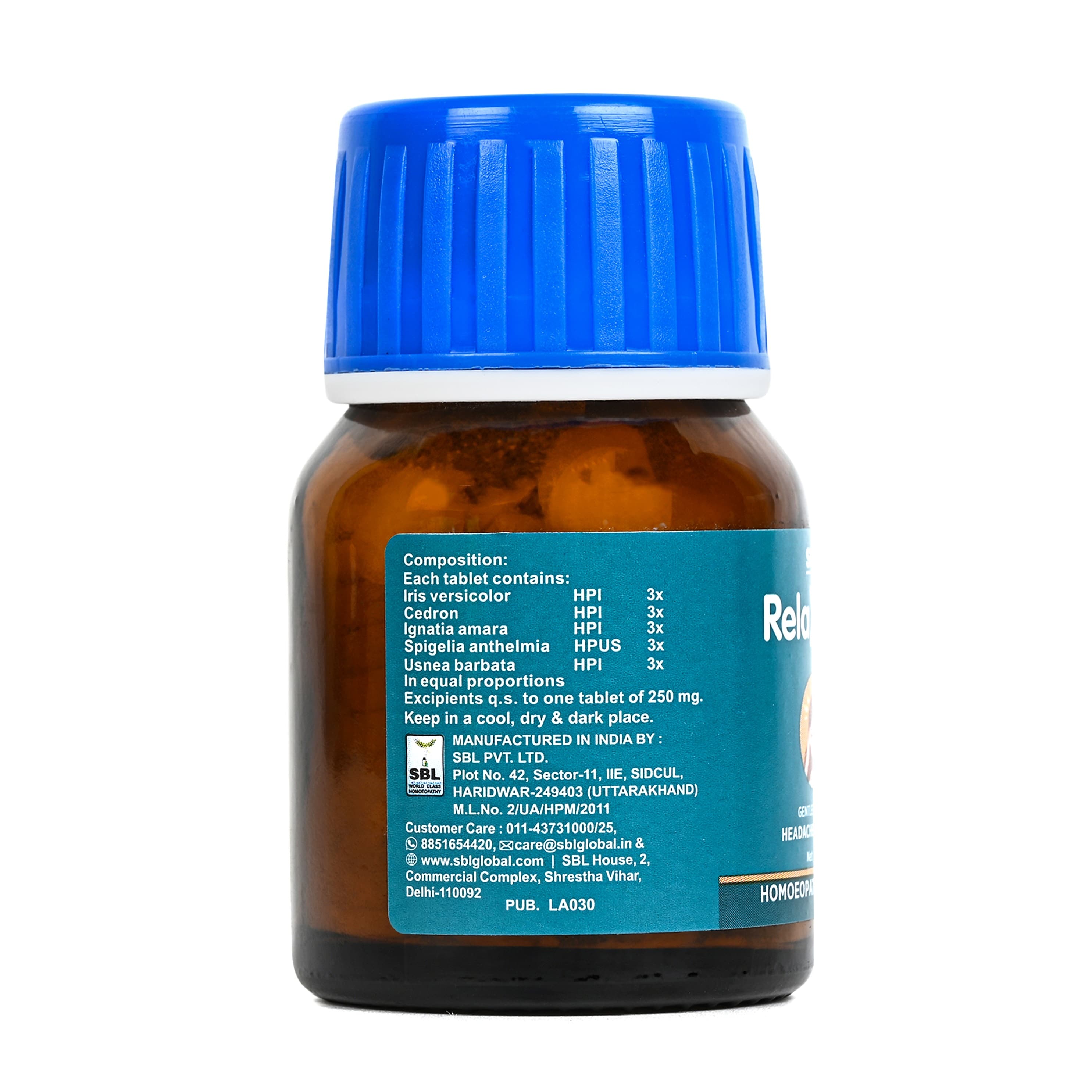 SBL RelaXhed Tablets - 25GM image 4