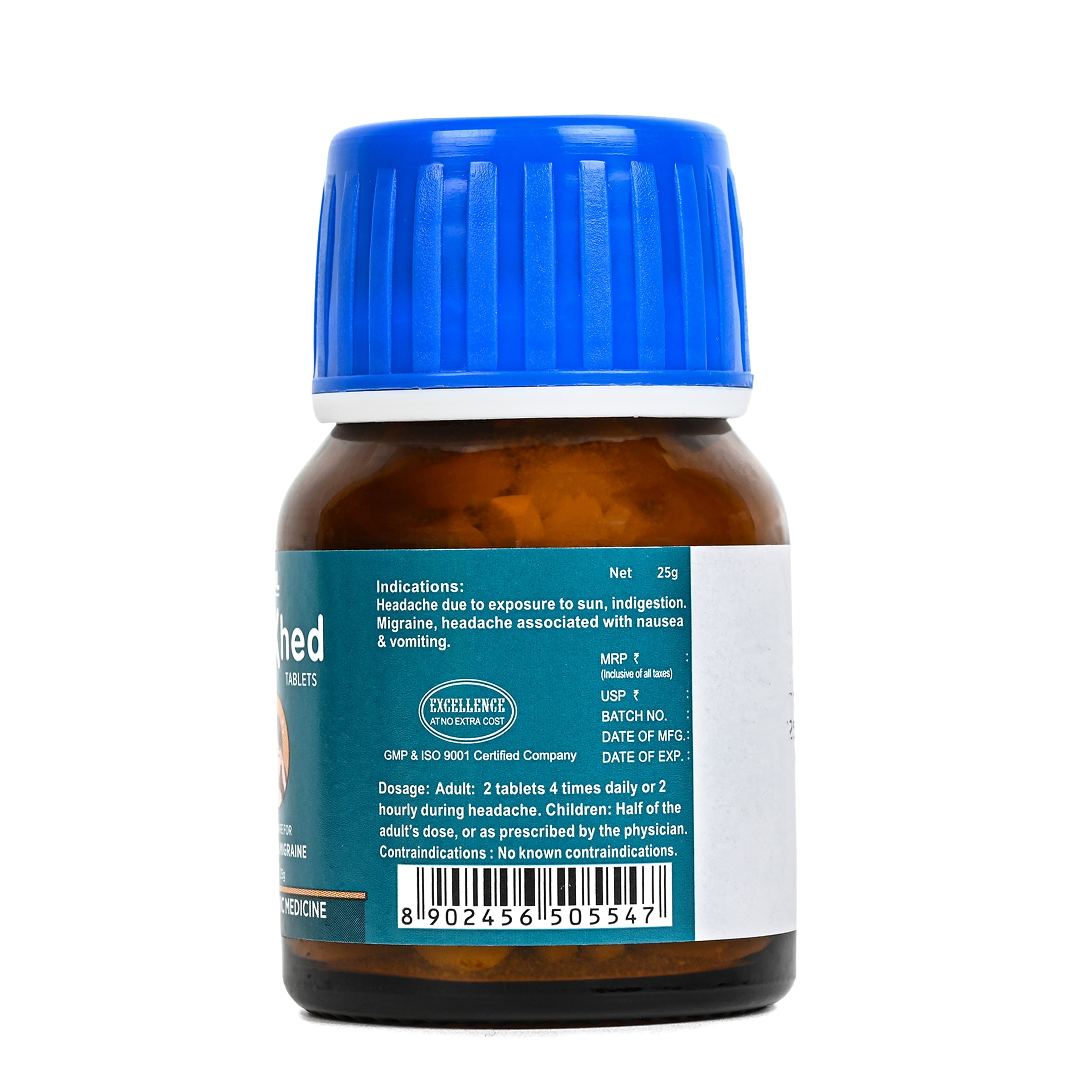 SBL RelaXhed Tablets - 25GM image 3
