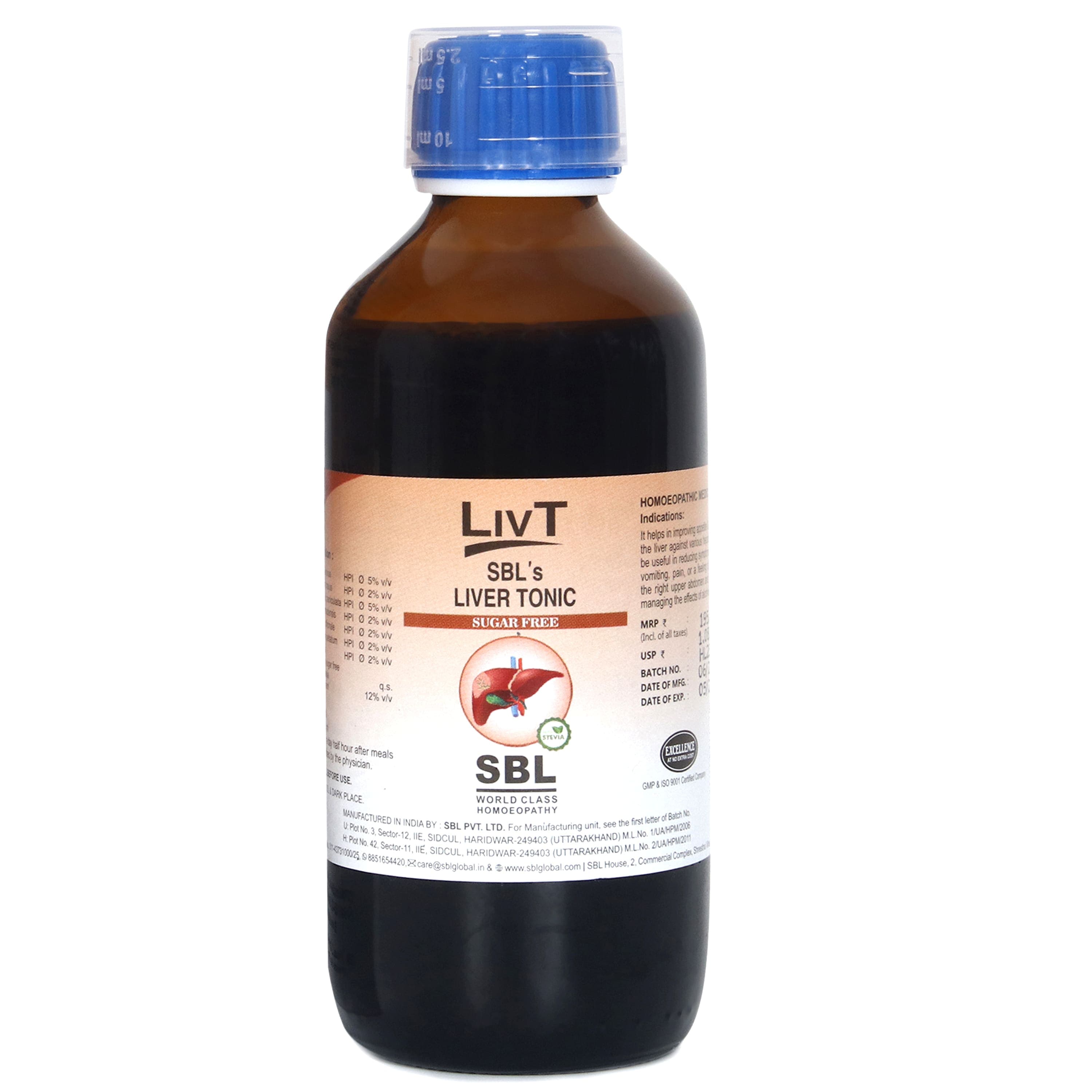 SBL LIV T [Sugar Free] - 180ML image 2