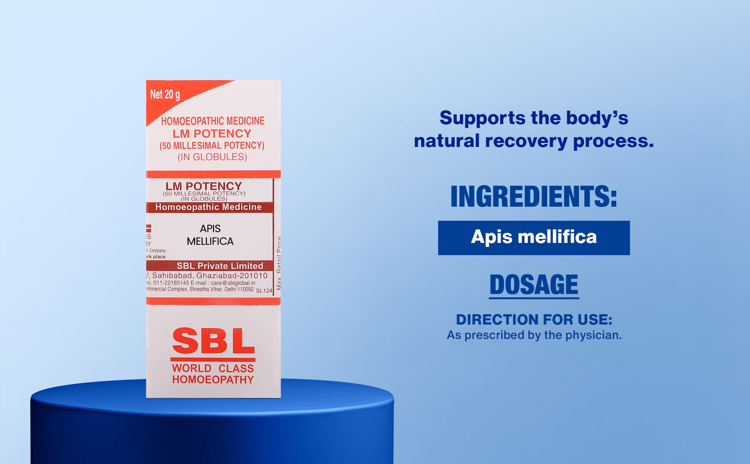 SBL Apis Mellifica - 20GM,0/1 LM image 4