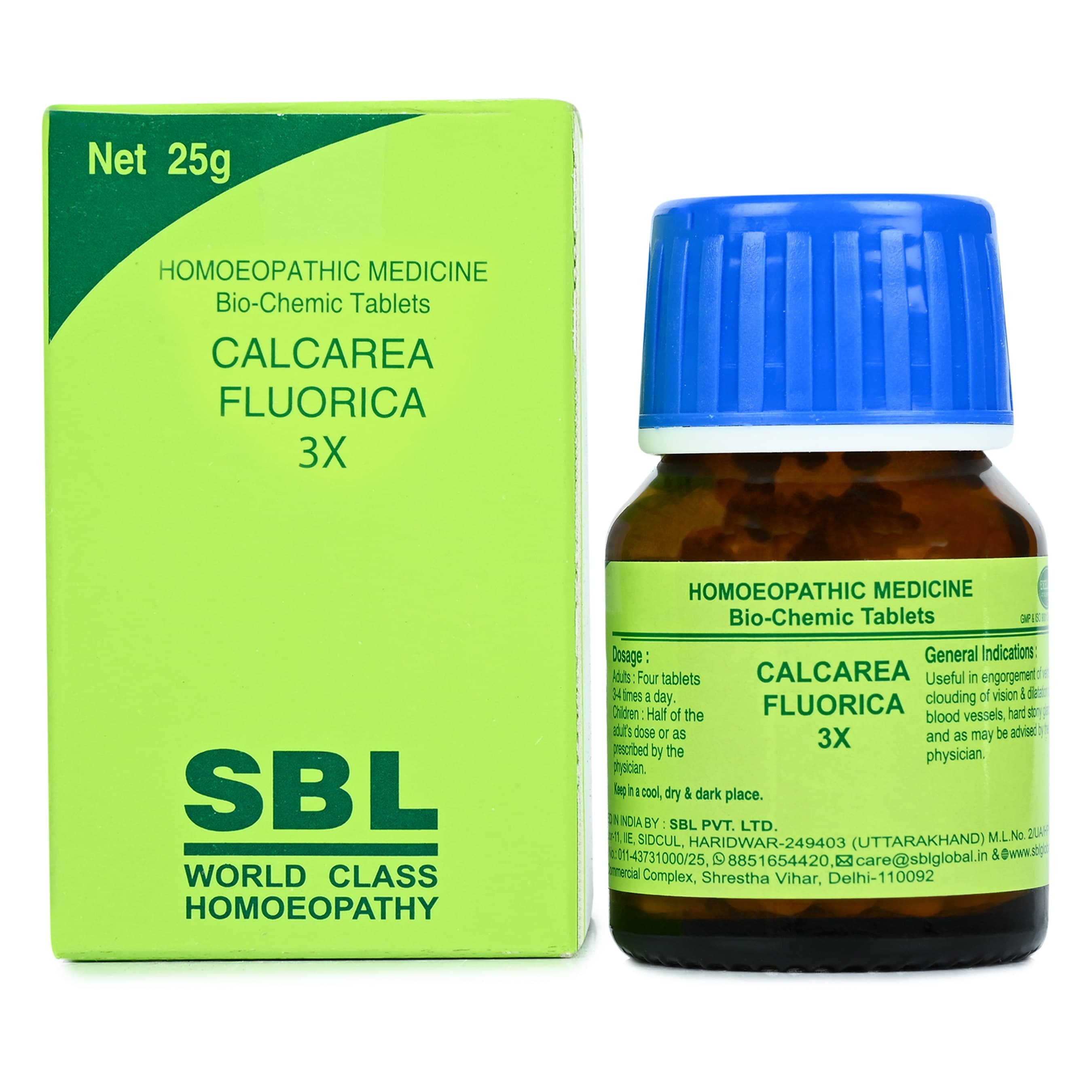 SBL Calcarea Fluorica - 3X,25GM image 1