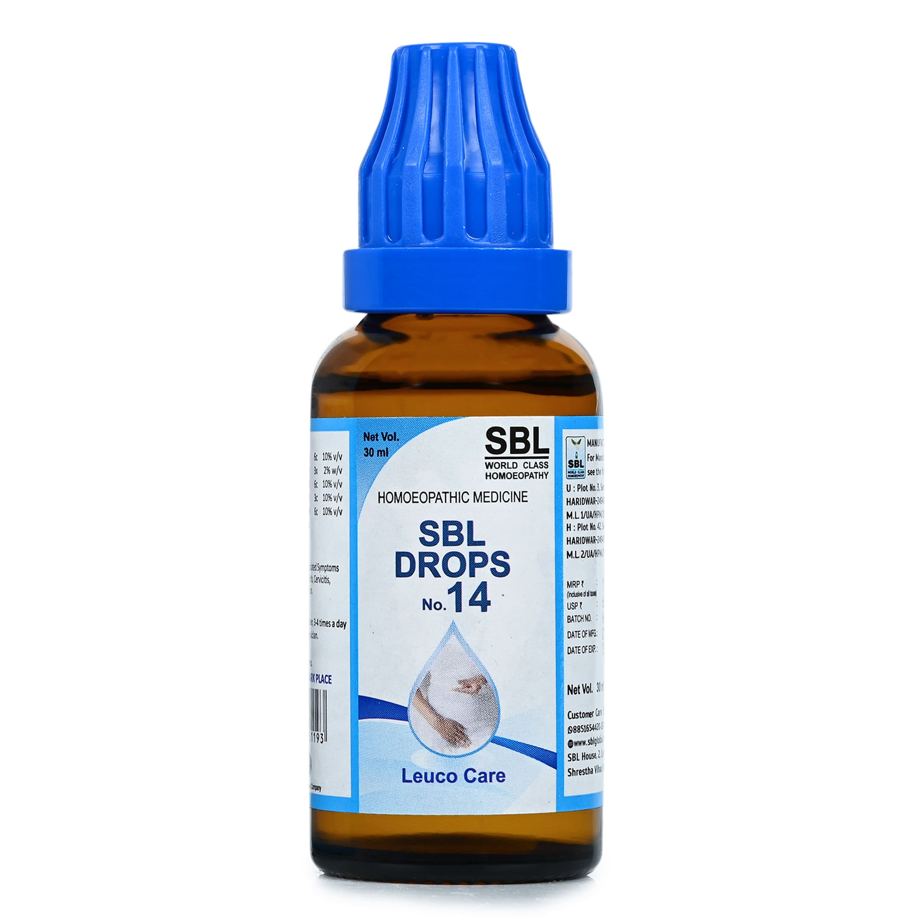 SBL Drops No.-14-(Leuco Care) - 30ML image 4
