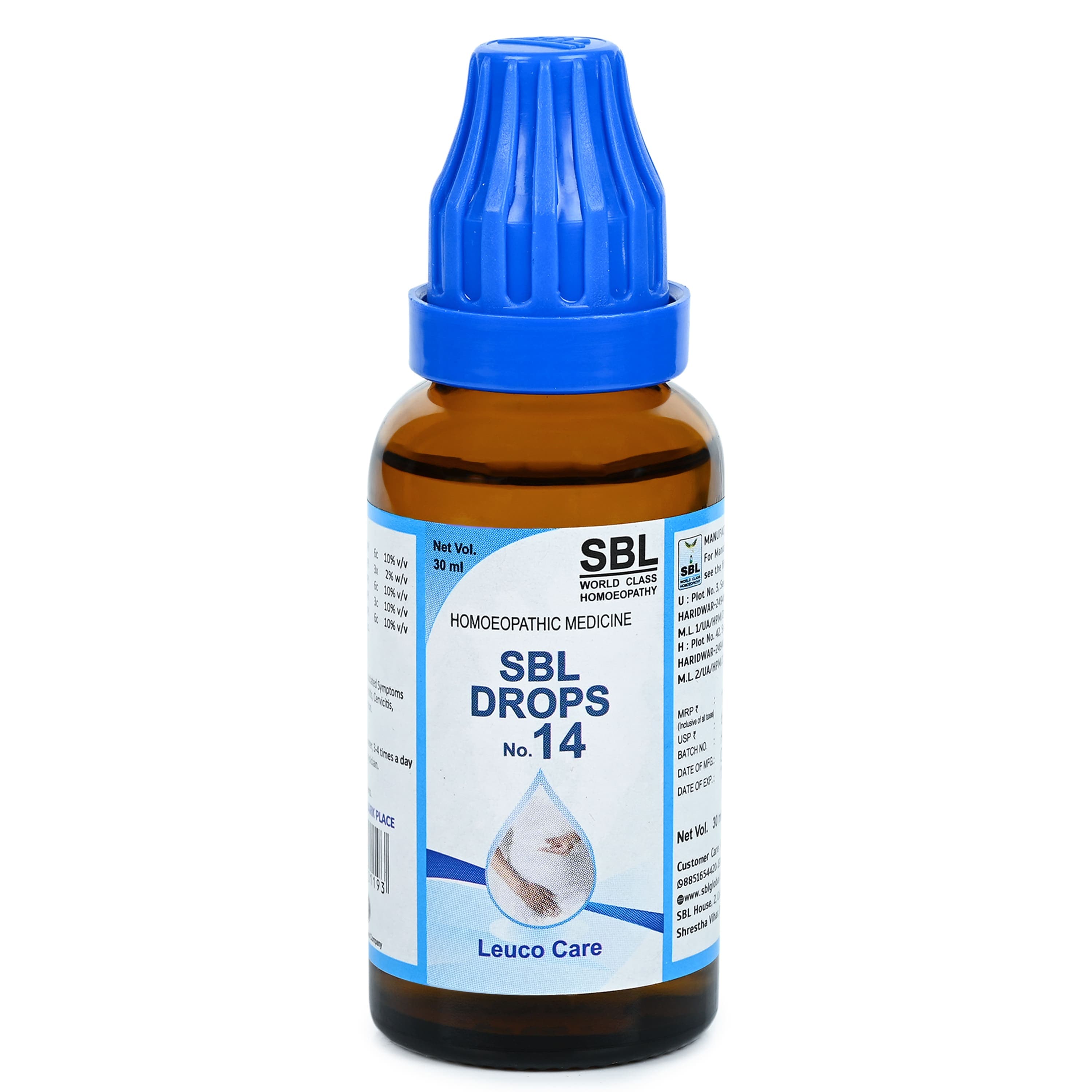 SBL Drops No.-14-(Leuco Care) - 30ML image 6
