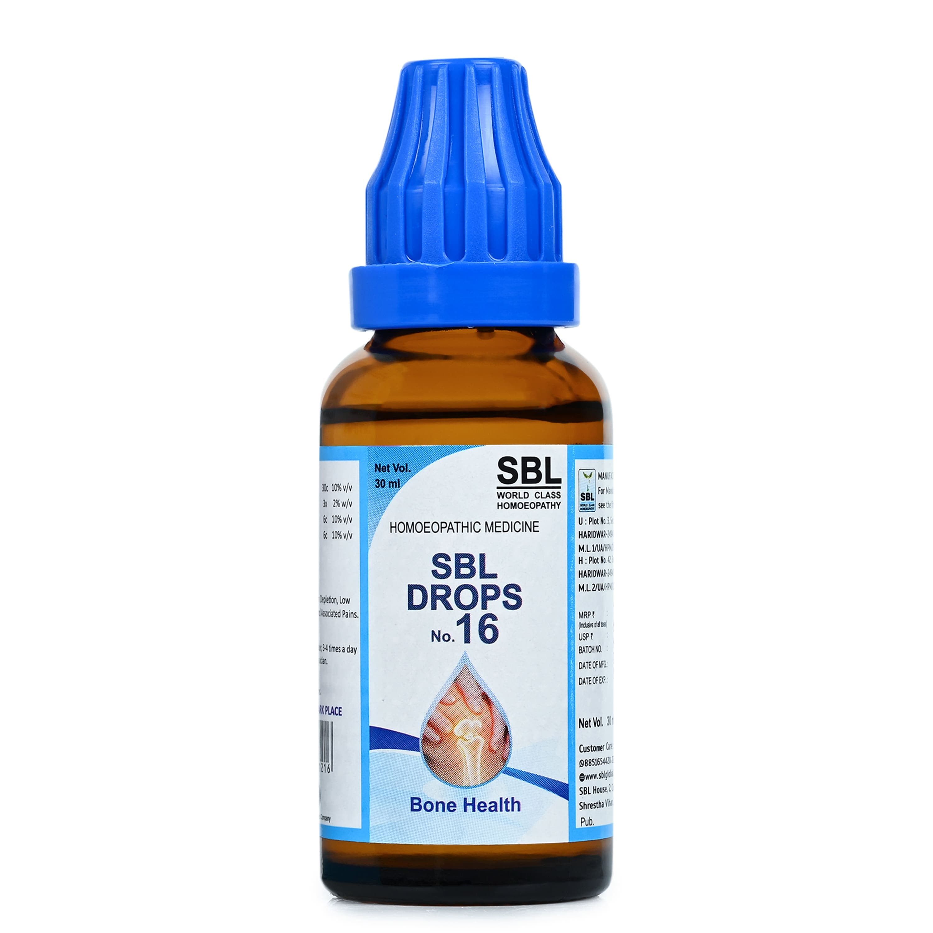SBL Drops No.-16-(Bone Health) - 30ML image 3