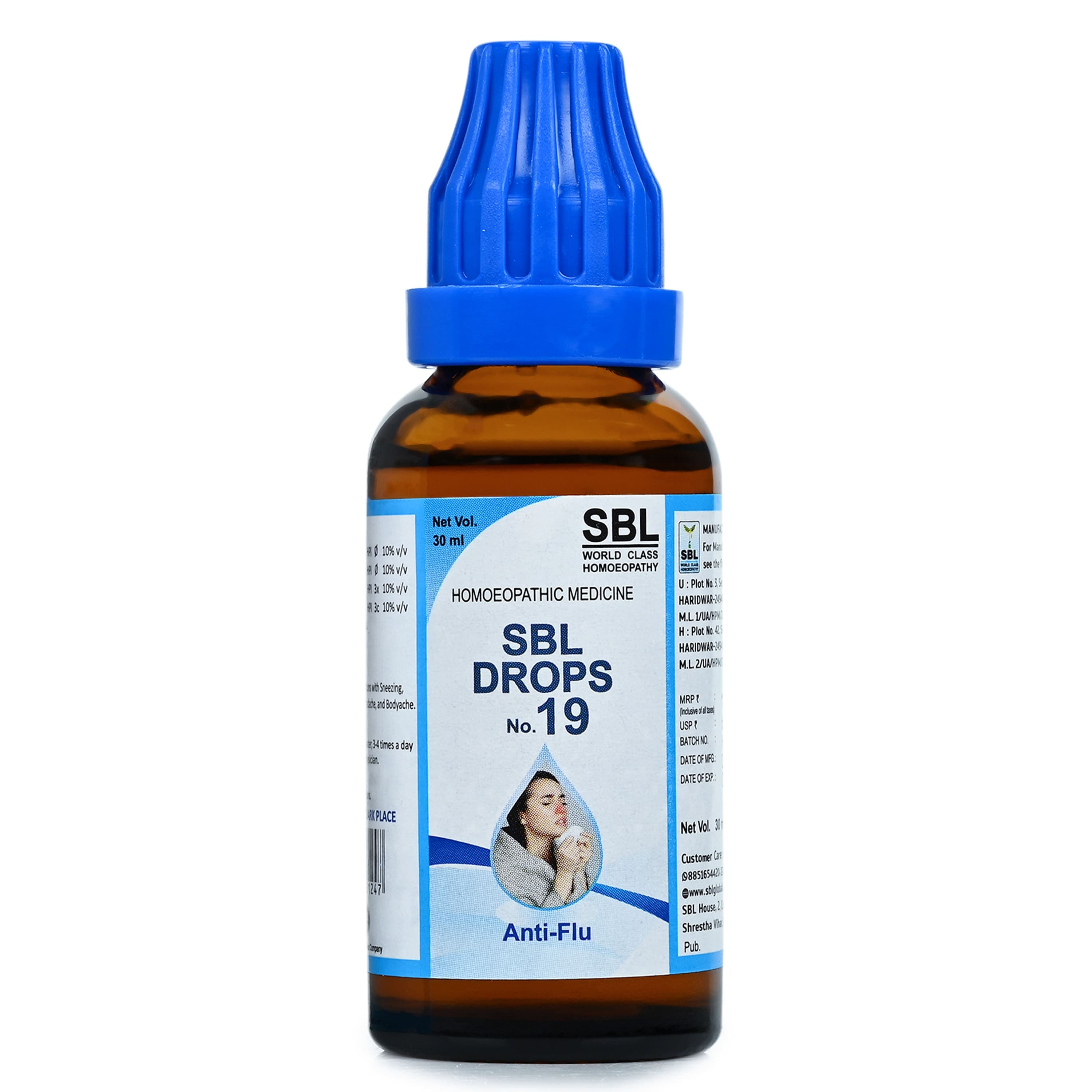 SBL Drops No.-19-(Anti-Flu) - 30ML image 3
