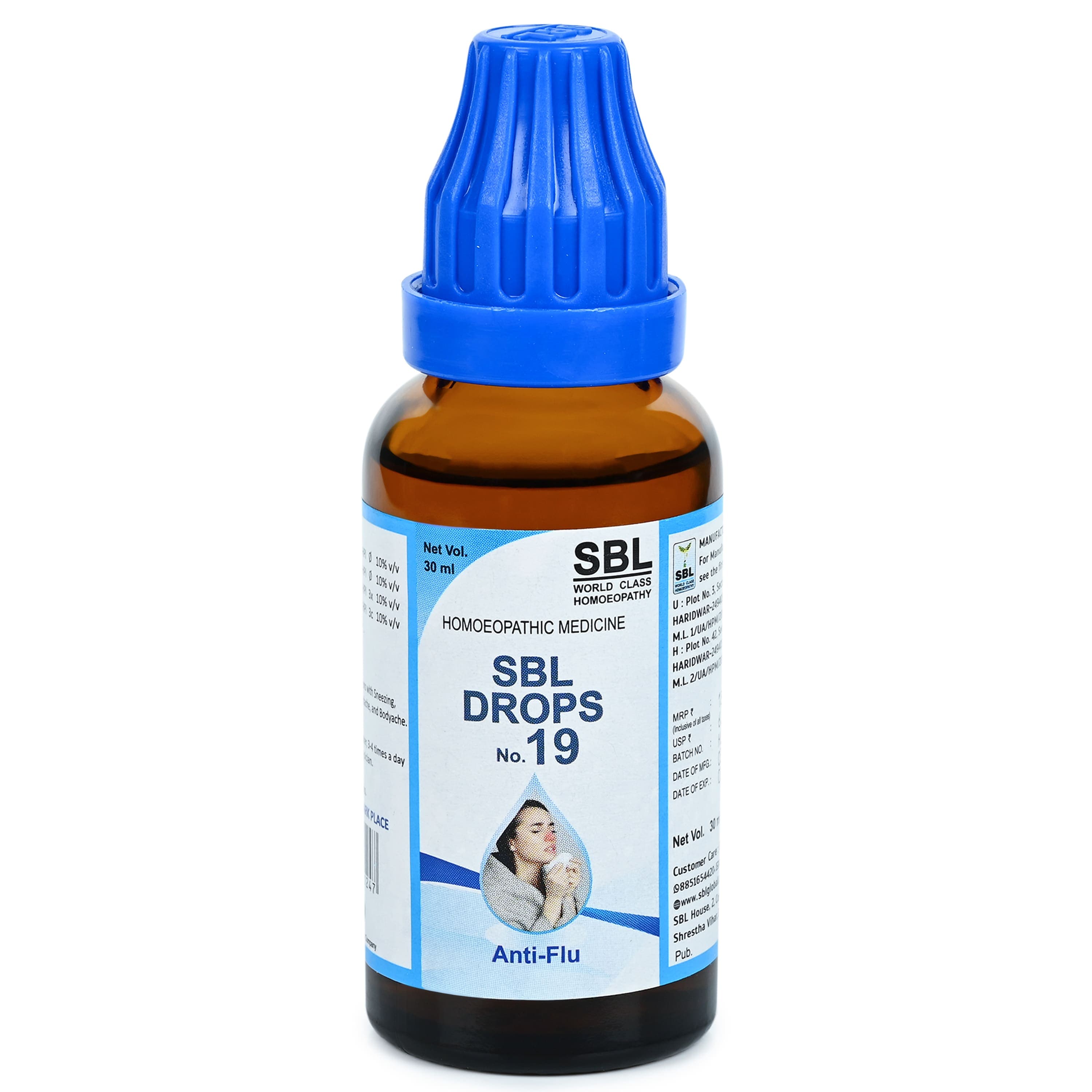 SBL Drops No.-19-(Anti-Flu) - 30ML image 4