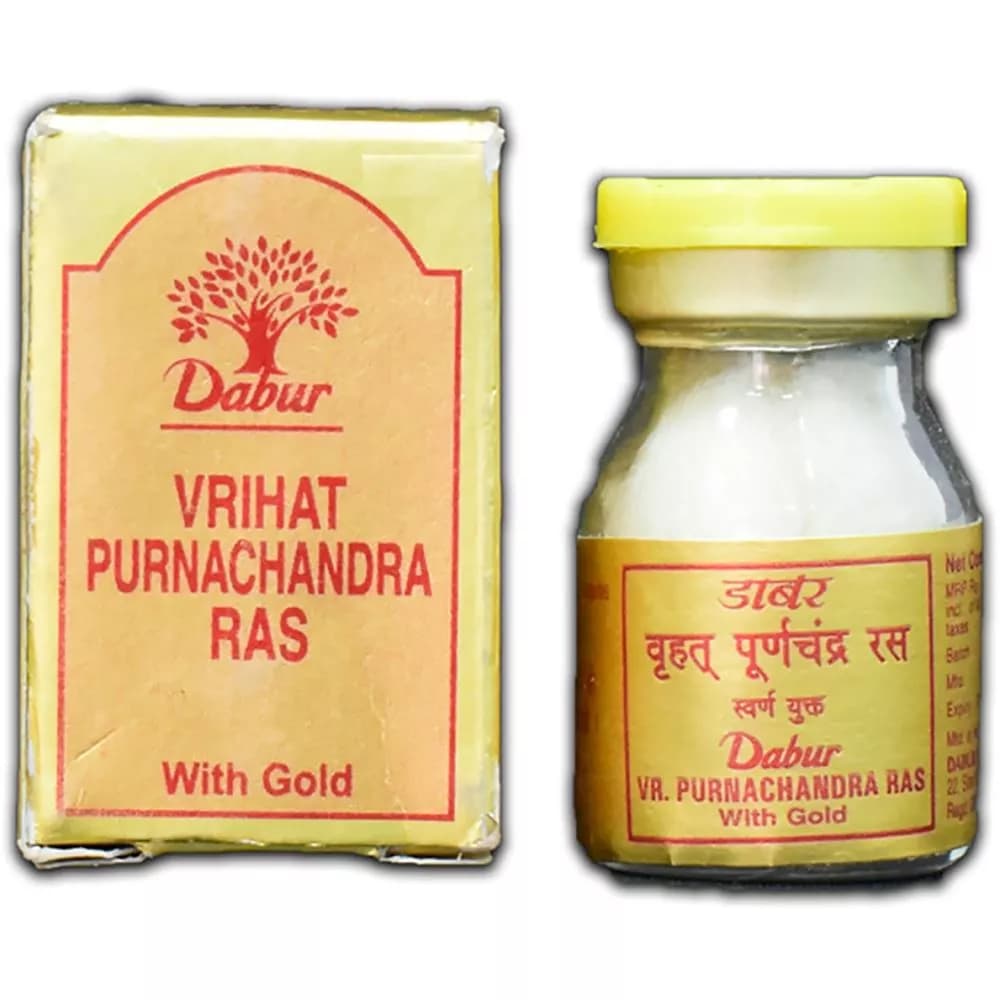 Dabur Vrihat Purnachandra Ras With Gold (30tab) image 1