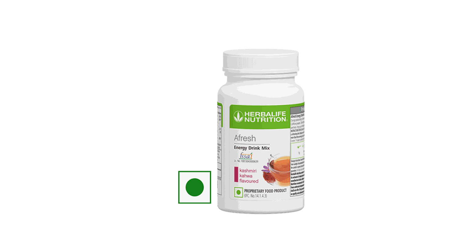 Herbalife Afresh Energy Drink Mix Natural Kashmiri Kahwa 40 g