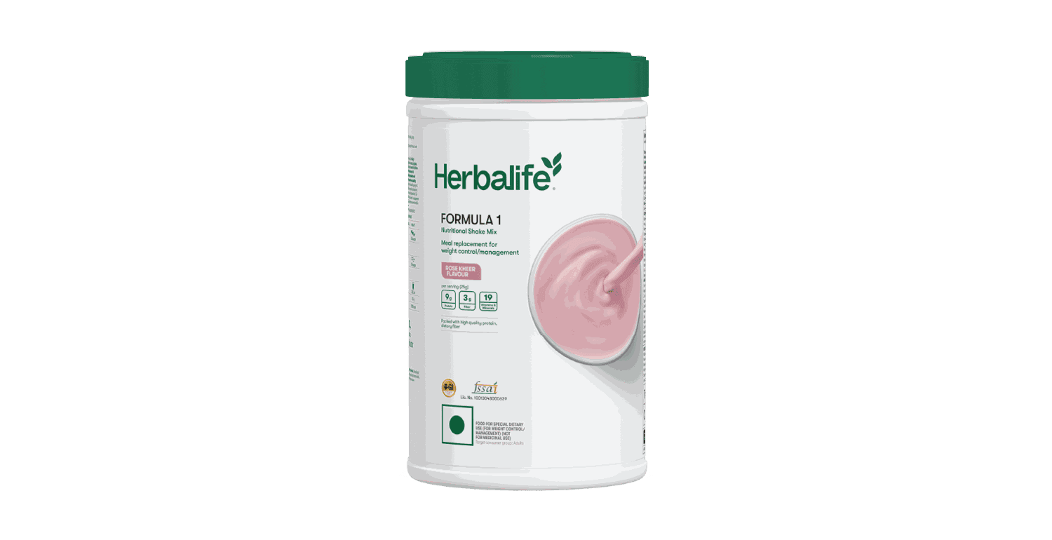 Herbalife Formula 1 Nutritional Shake Mix Rose Kheer 750g