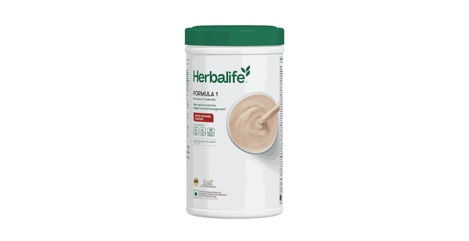 Formula 1 Nutritional Shake Mix Dates Caramel 500 g Canister Image