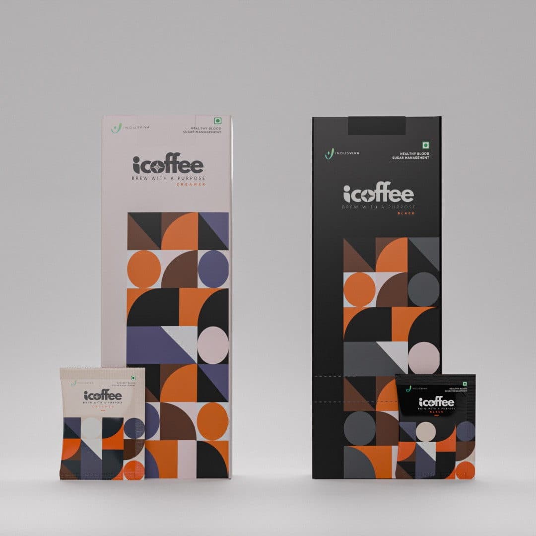 Indus Viva iCoffee Black - 50 x 10 g image 1